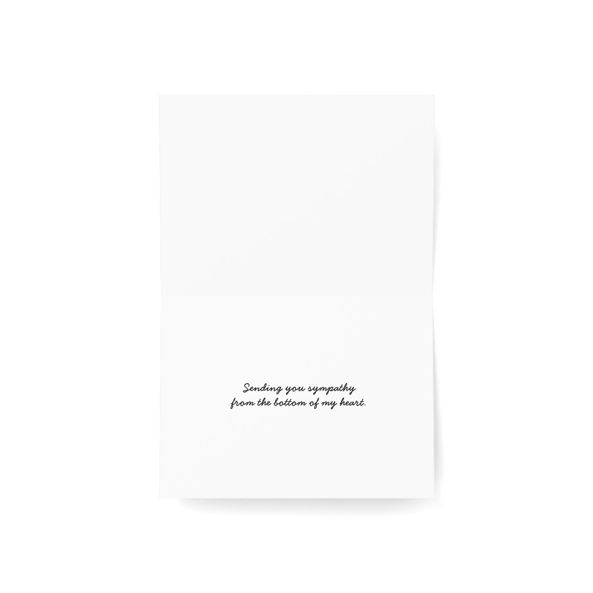 When Words Aren't Enough - Loss of Child, Sympathy Card, Simply Sorry