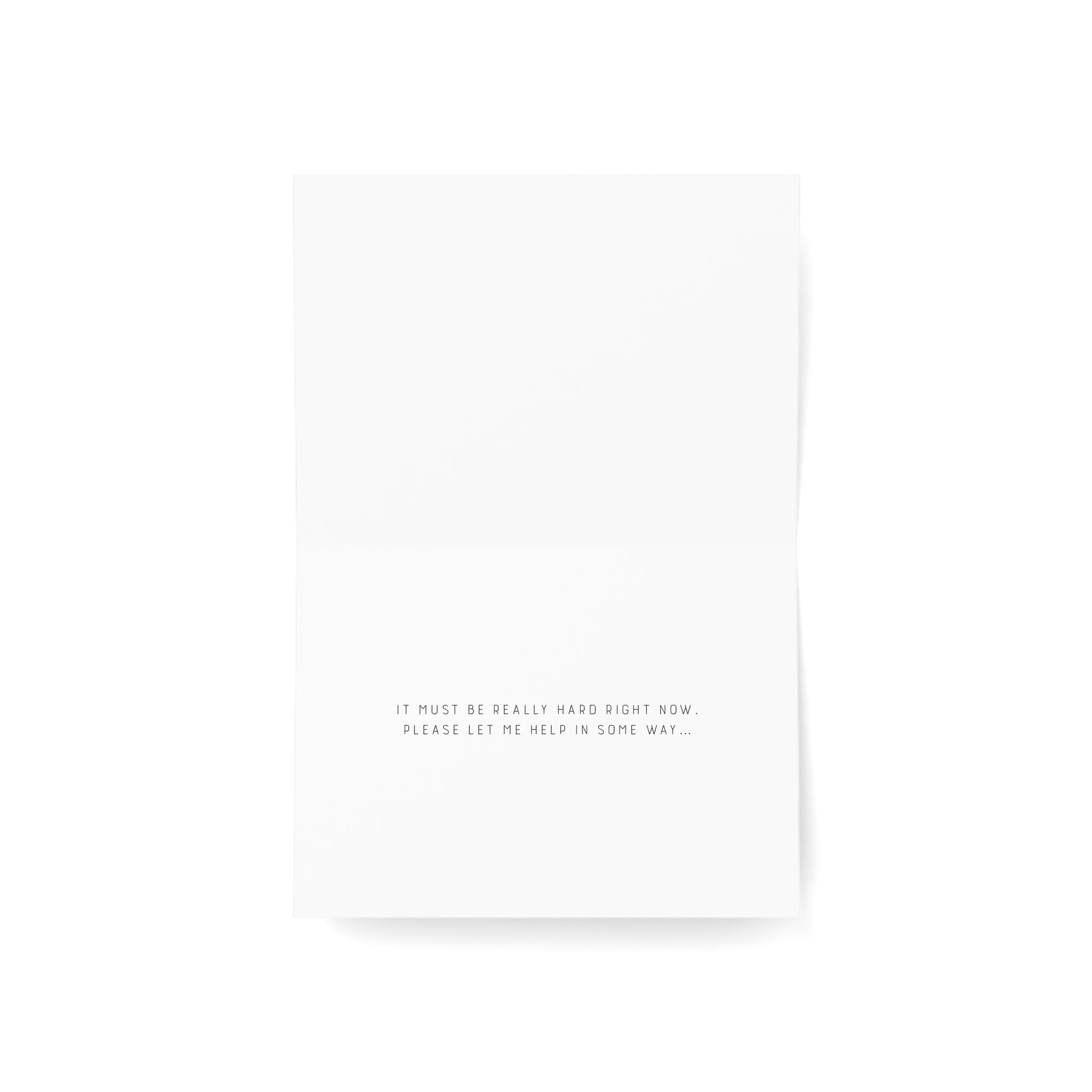 A Desolate Beach Brings Peace - Grief, Sympathy Card, Loss of Wife