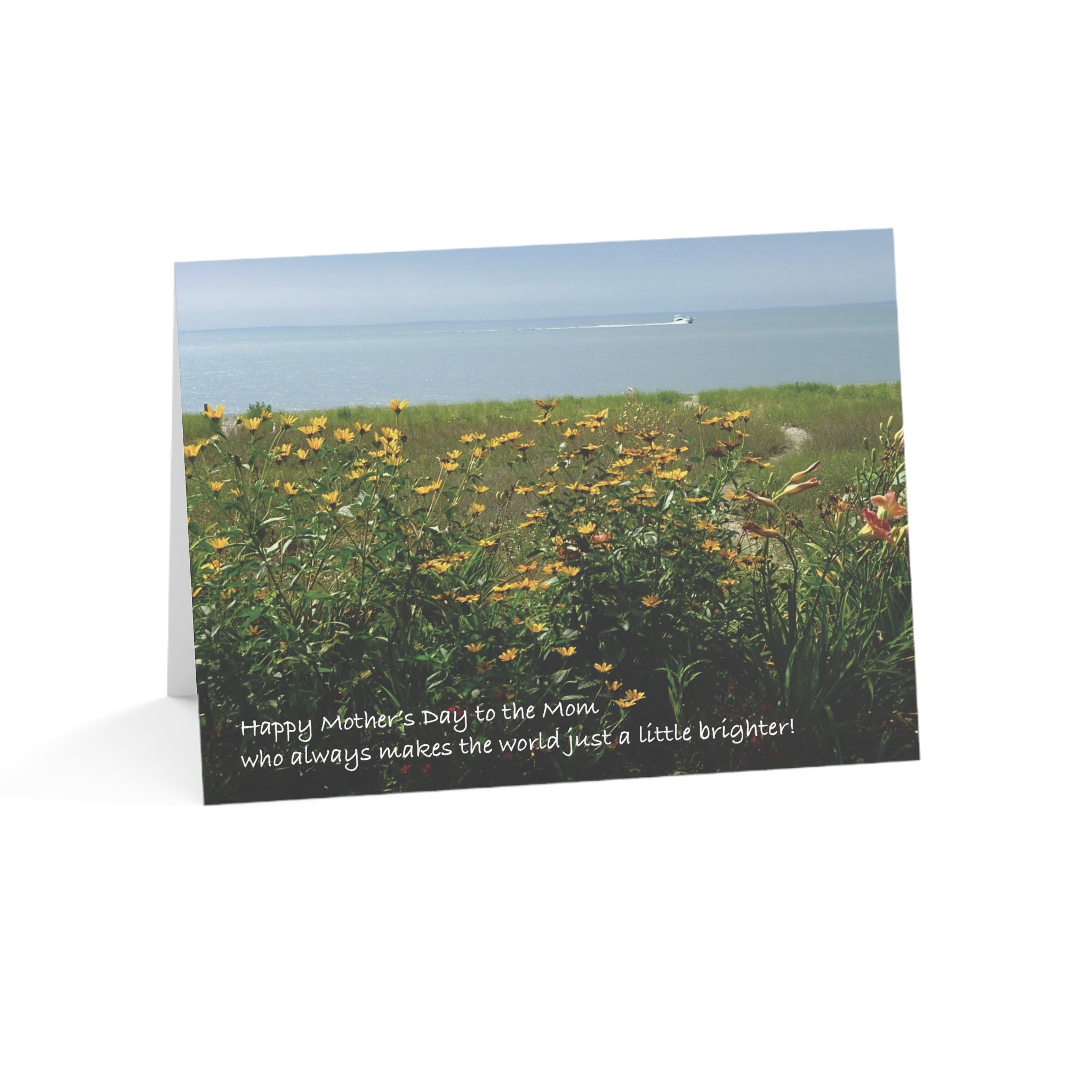Moms Make the World Brighter – Mother's Day Card