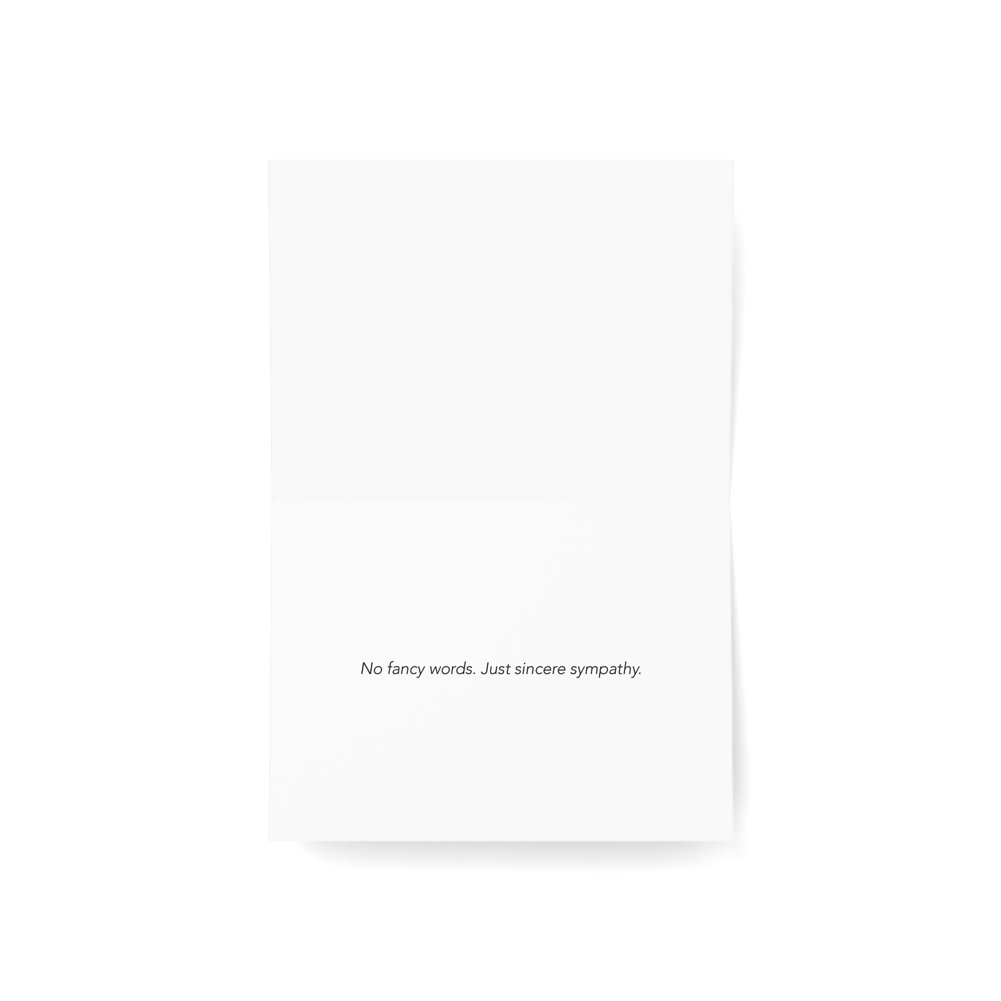 Simply Getting By, Day by Day - Grief, Sympathy Card, Loss of Wife, Simply Sorry