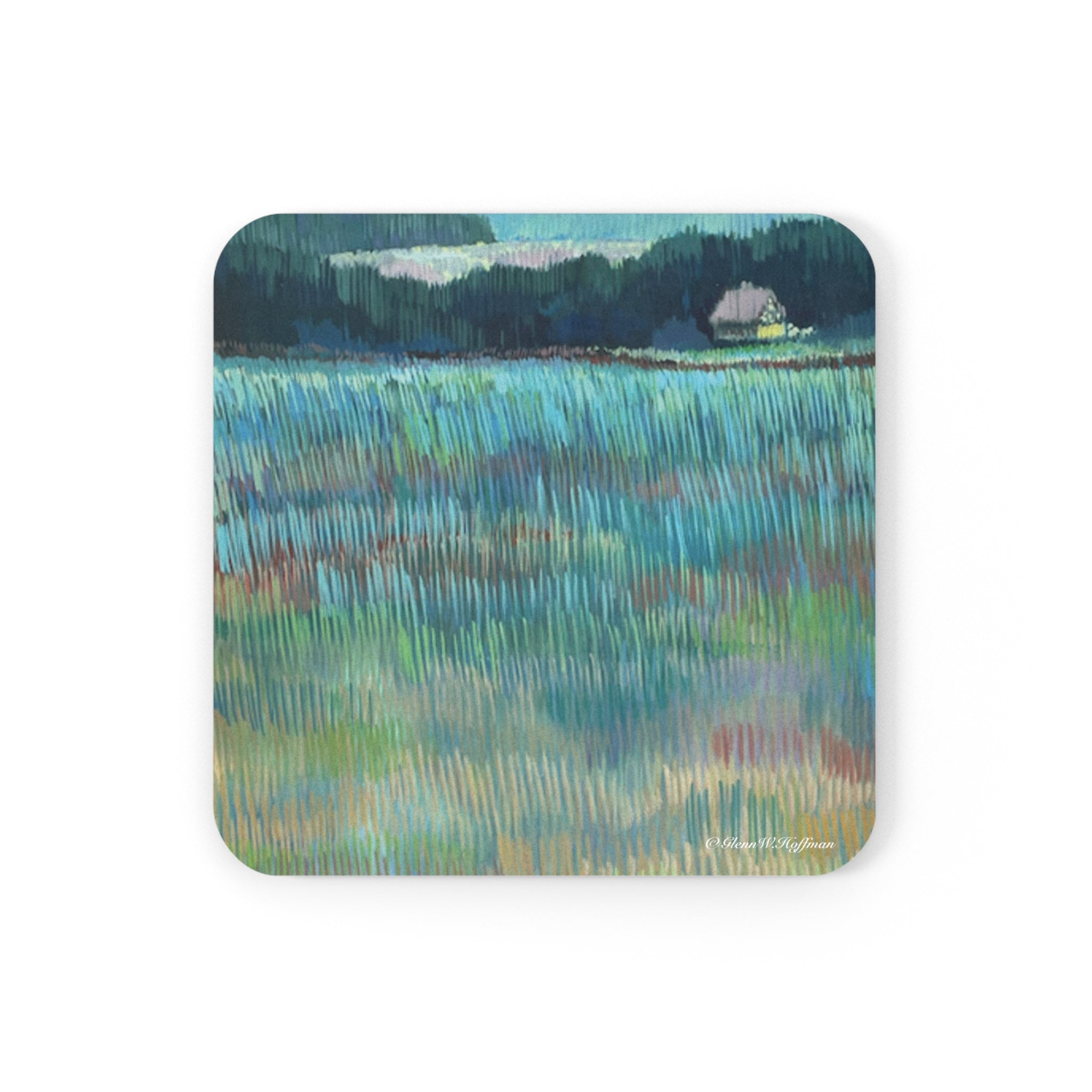 Country Cottage - Drink Coaster, Strokes of Genius Collection