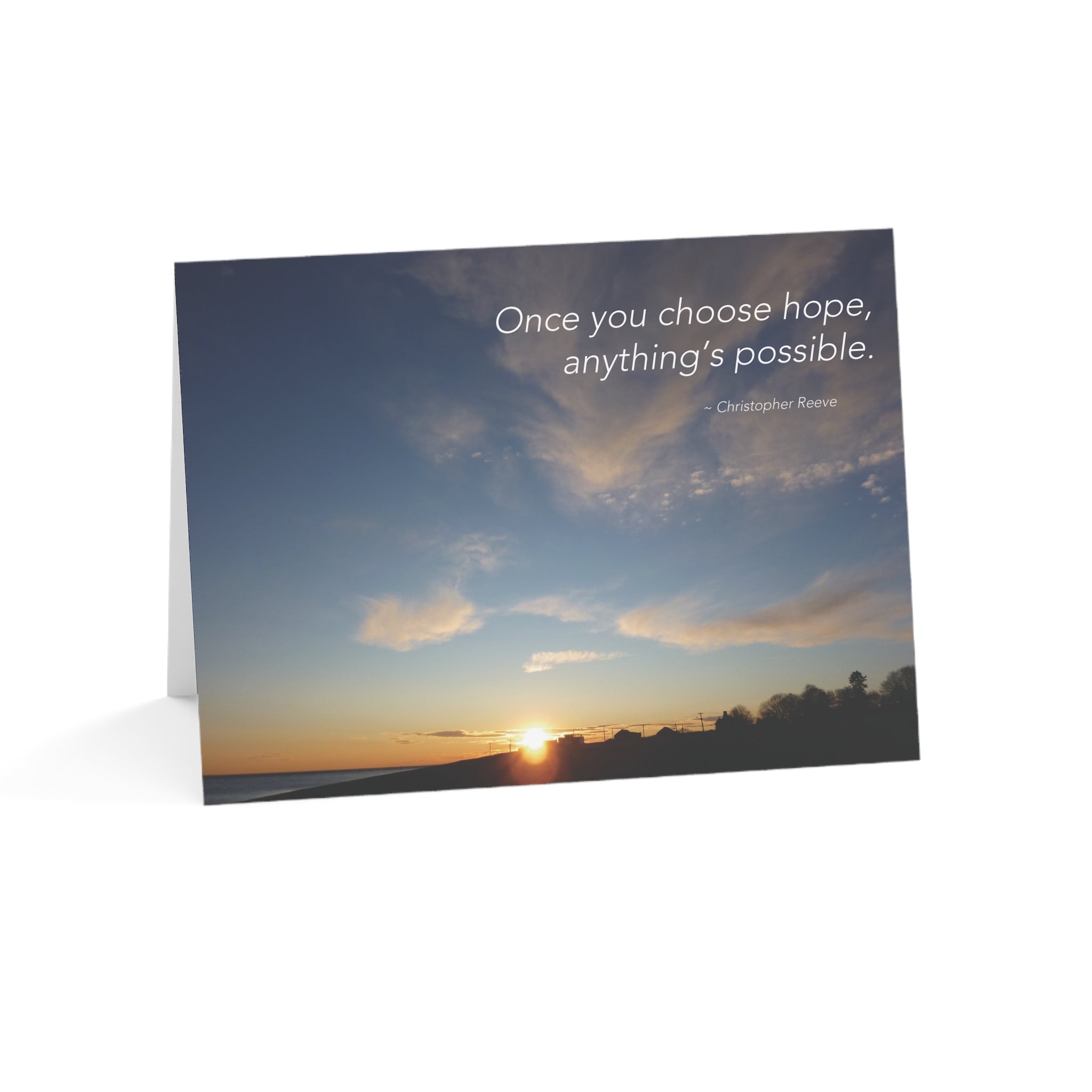 Choose Hope - Empathy, Support Card, Happy Thoughts