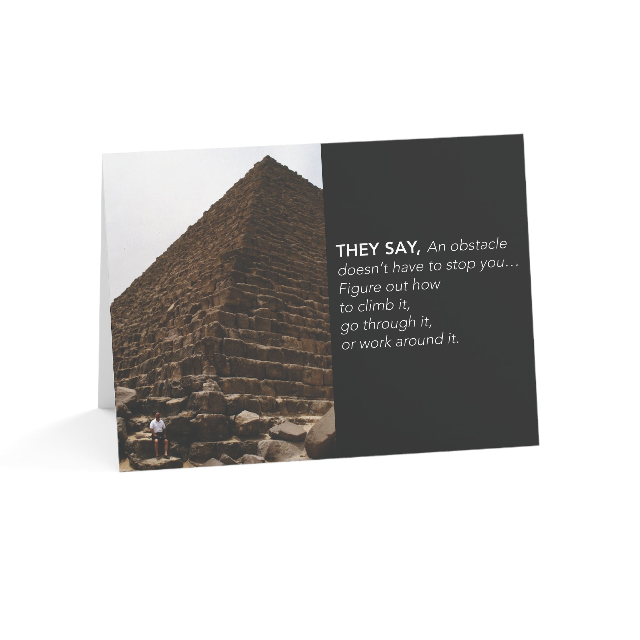 Don't Let It Stop You – Empathy, Support Card, Encouraging Thoughts