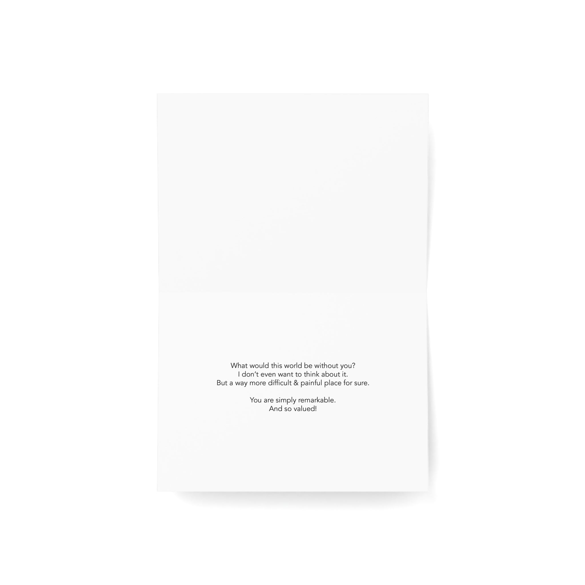 Beauty on The Road to Forever – Empathy & Support Card, Caregiver