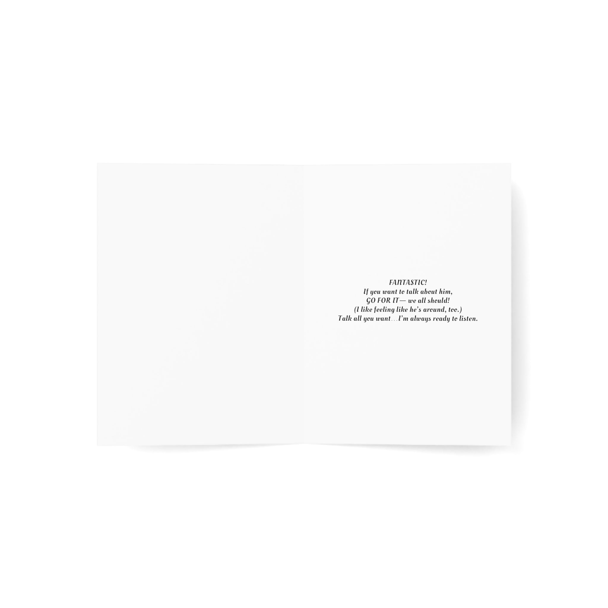 Part of the Conversation Forever - Sympathy Card, Loss of Husband