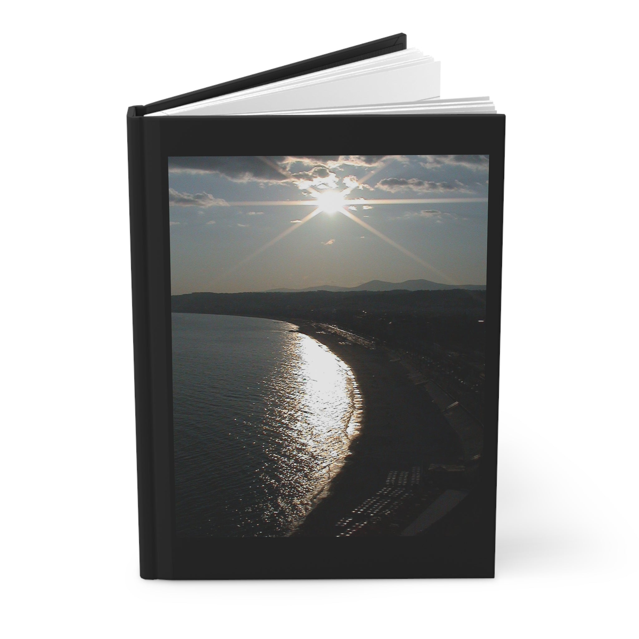 Evening Thoughts on the Cote d’Azur - Hardcover Blank Journal