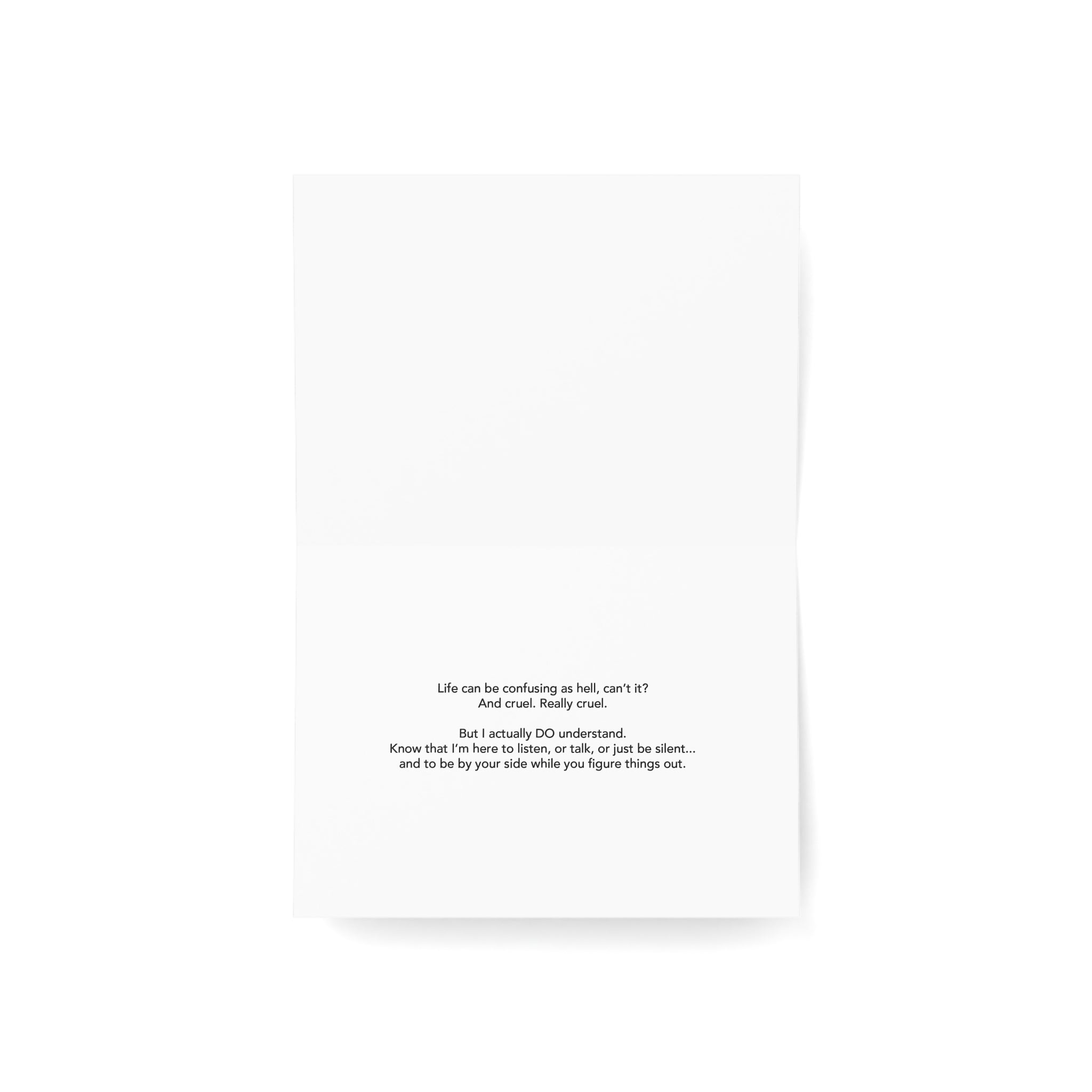 Reflections on a Crazy World – Empathy, Support, Validation Card