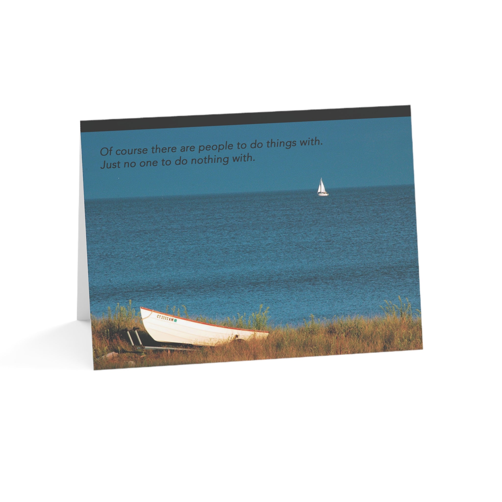 Sadly Passing The Time – Loss of Friend, Sympathy Card