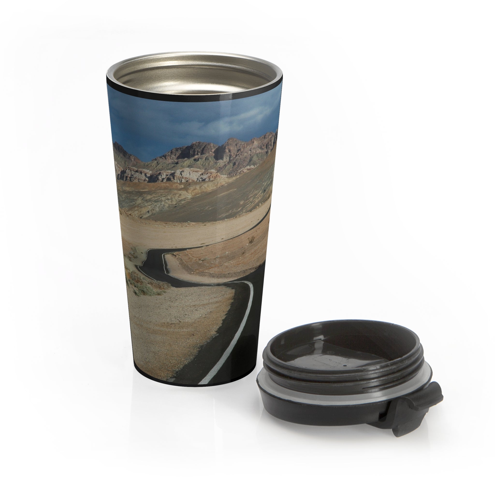 Crazy Road. Need Coffee. – Stainless Steel Travel Mug