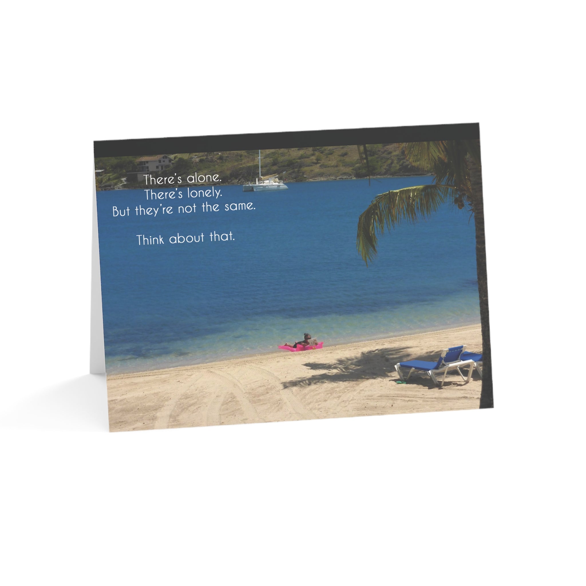 Happily Floating Solo – Empathy, Support Card, Loneliness, Feeling Alone