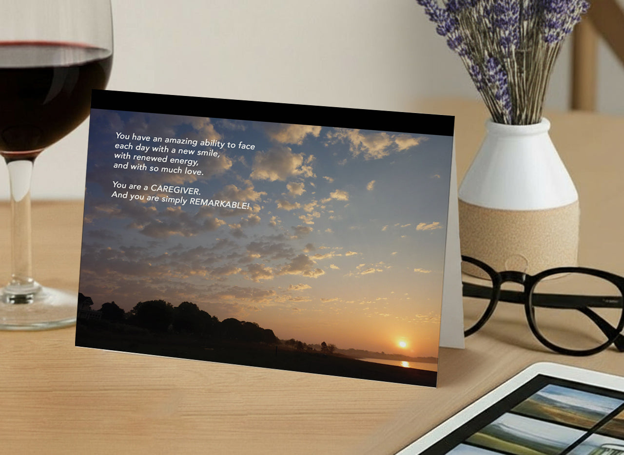 Serene Start to a New Day - Empathy & Support Card, Caregiver