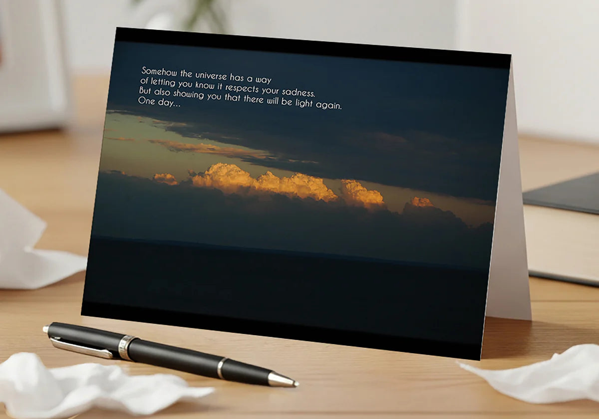 Promise in The Storm-Grief, Sympathy Card, General Loss