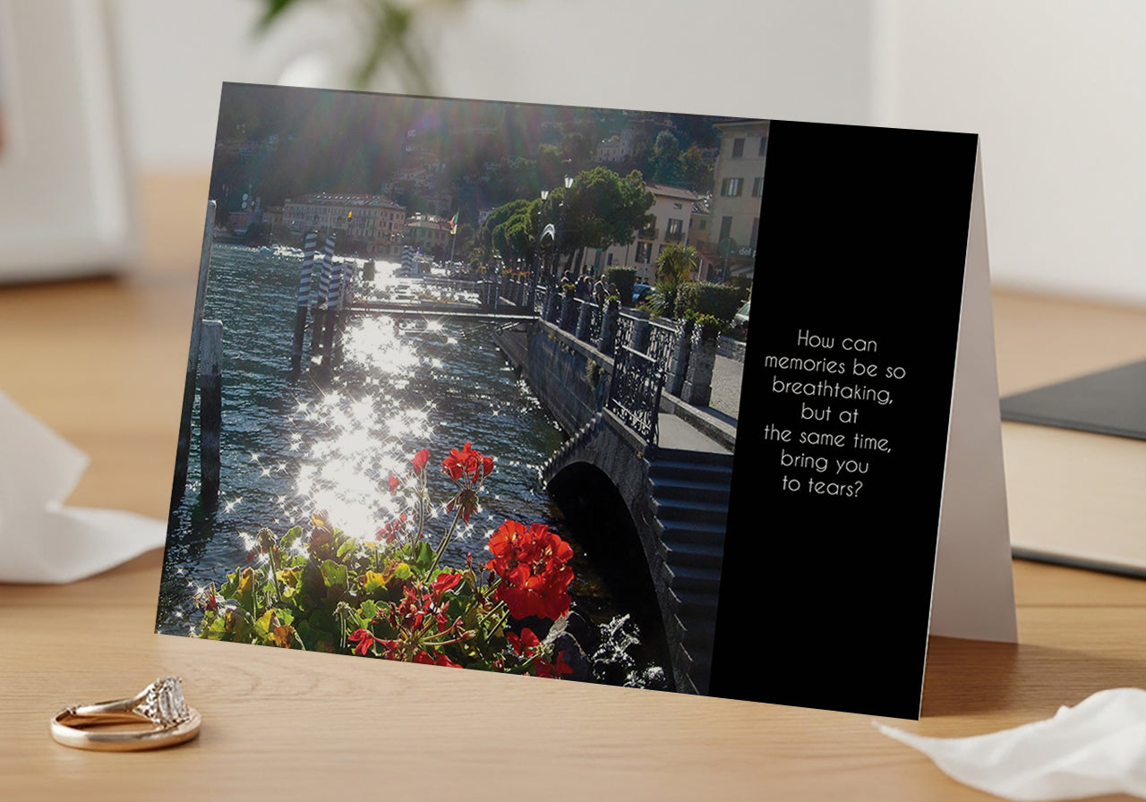 Memories Twinkle in Your Mind - Sympathy Card, Loss of Husband