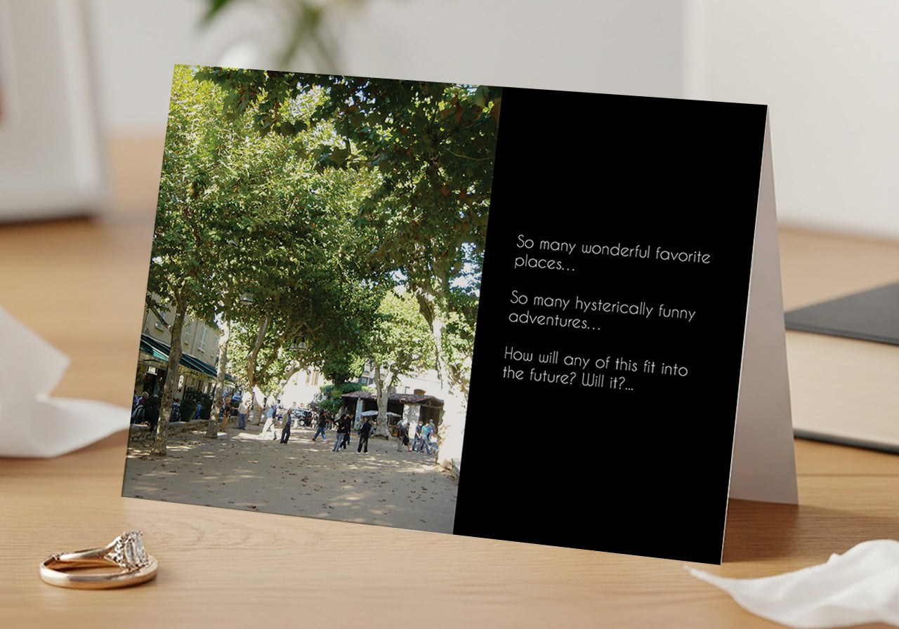 Happy Afternoon Memories - Sympathy Card, Loss of Husband