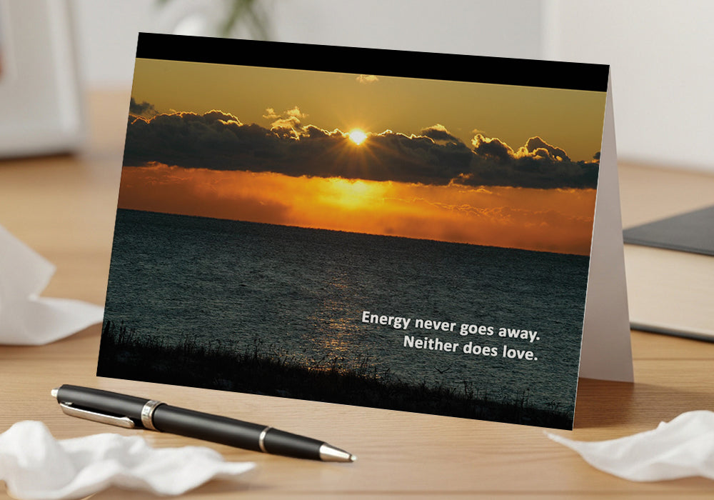 A Stunning Sunset - Loss of Child, Grief, Sympathy Card