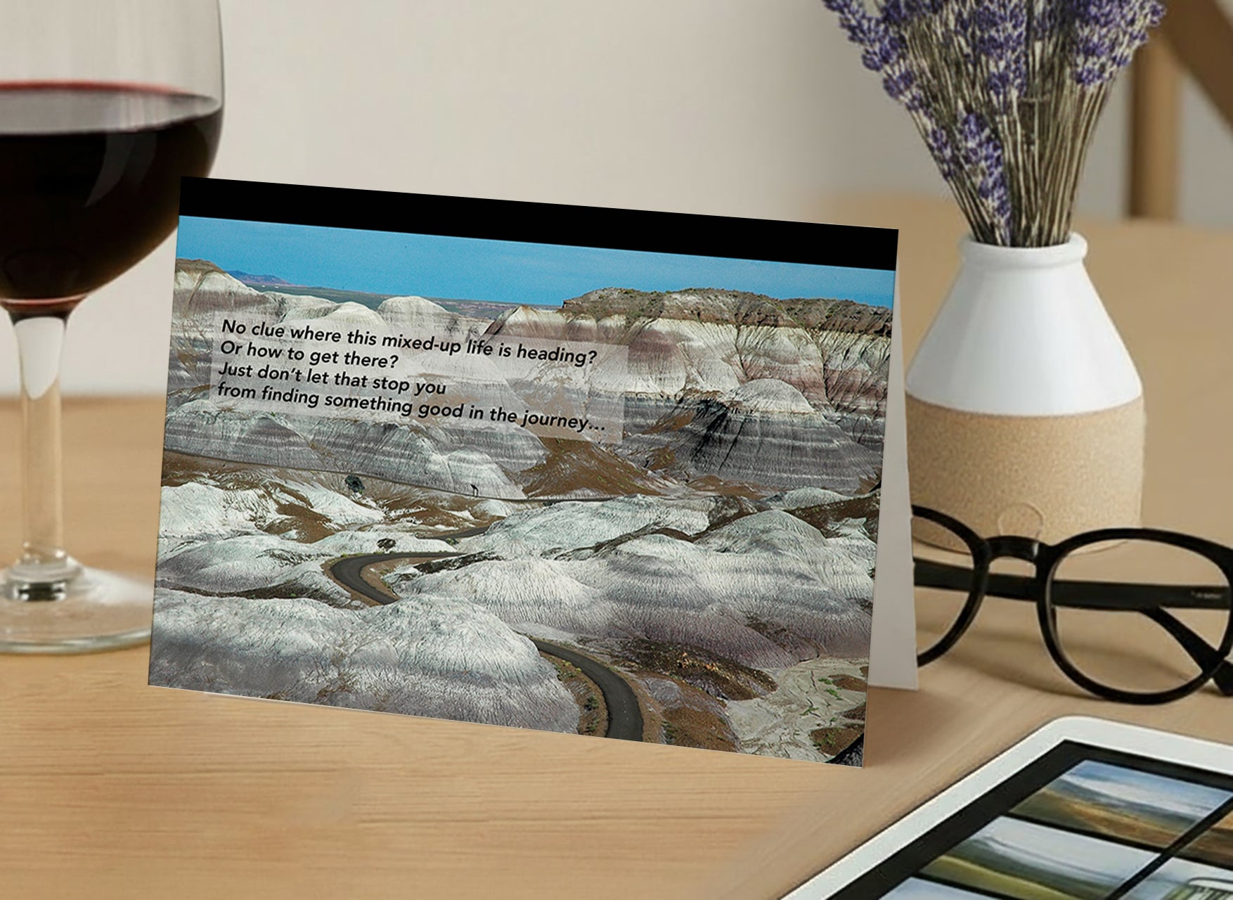 Road to Who Knows Where – Empathy, Support Card, Find Joy in the Journey