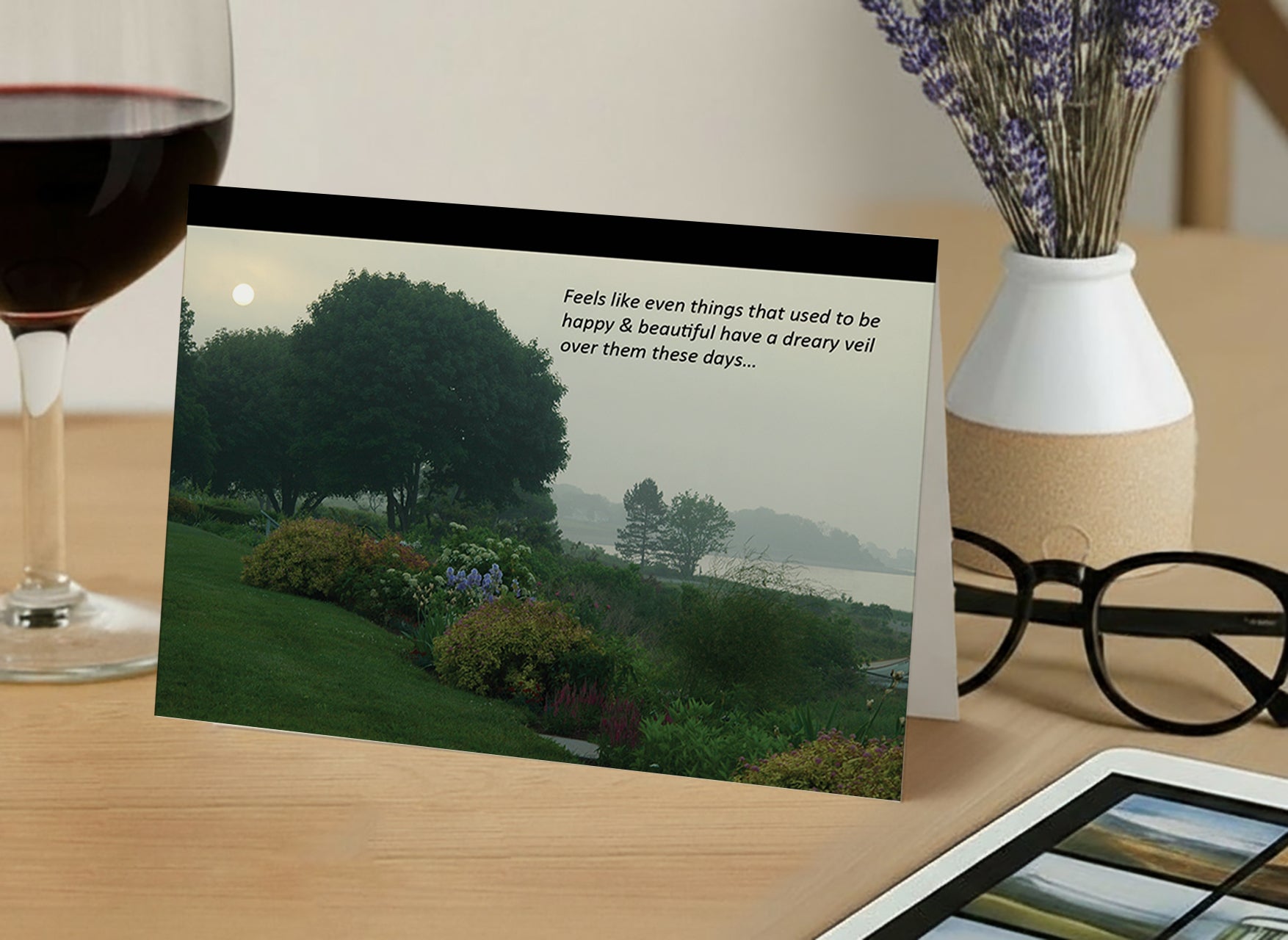 Just the Blahs - Empathy, Support Card, Shitty Things Happen to Good People