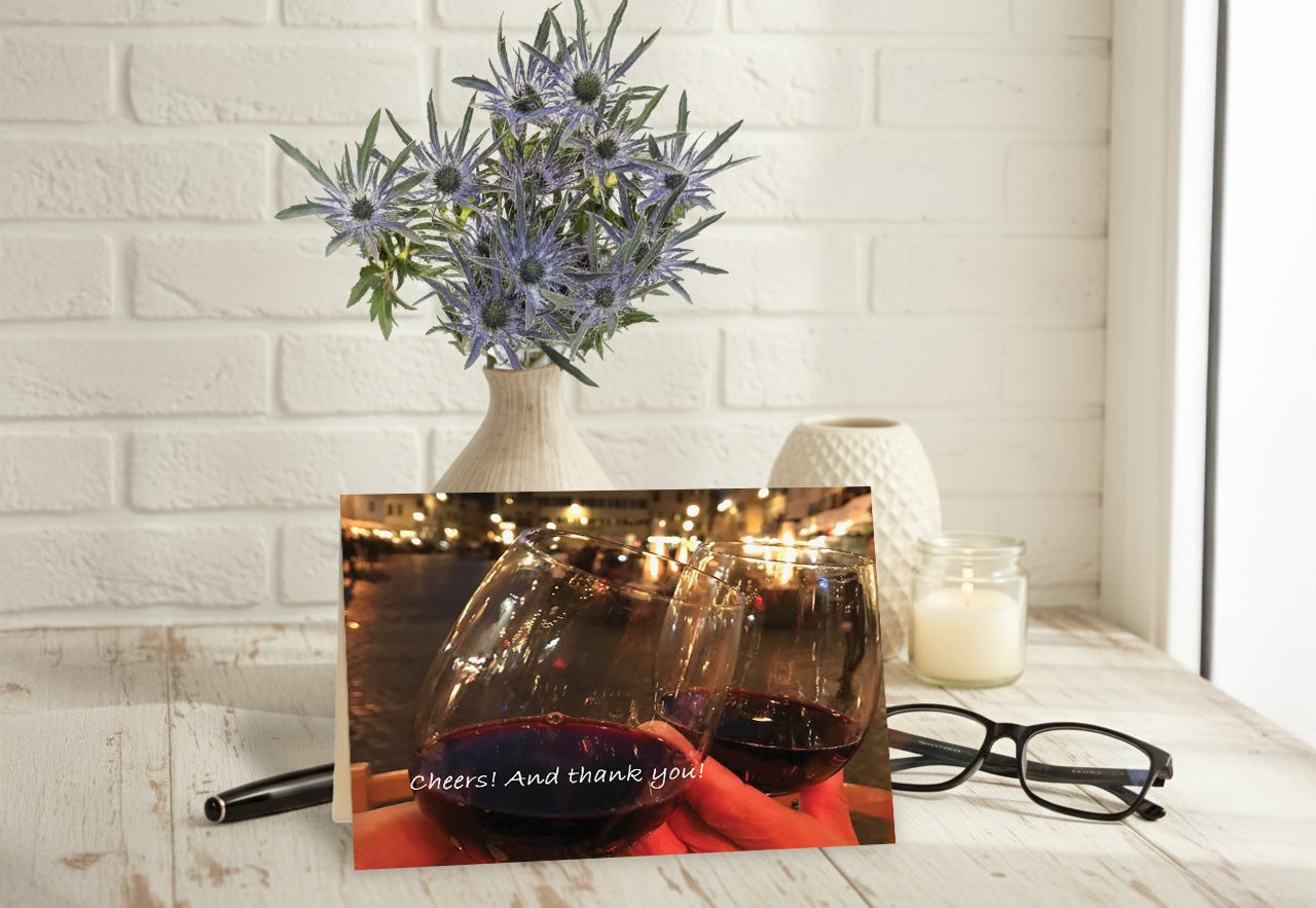 Cheers and Thank You! – Holiday Thank You