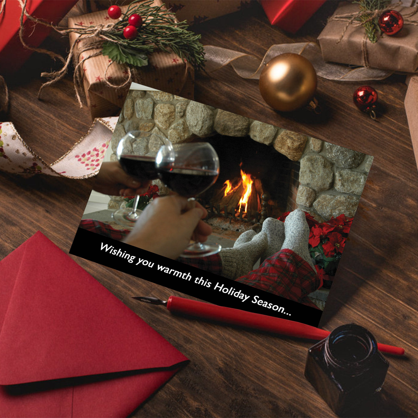 Warm & Happy Holidays – Holiday Happiness Card