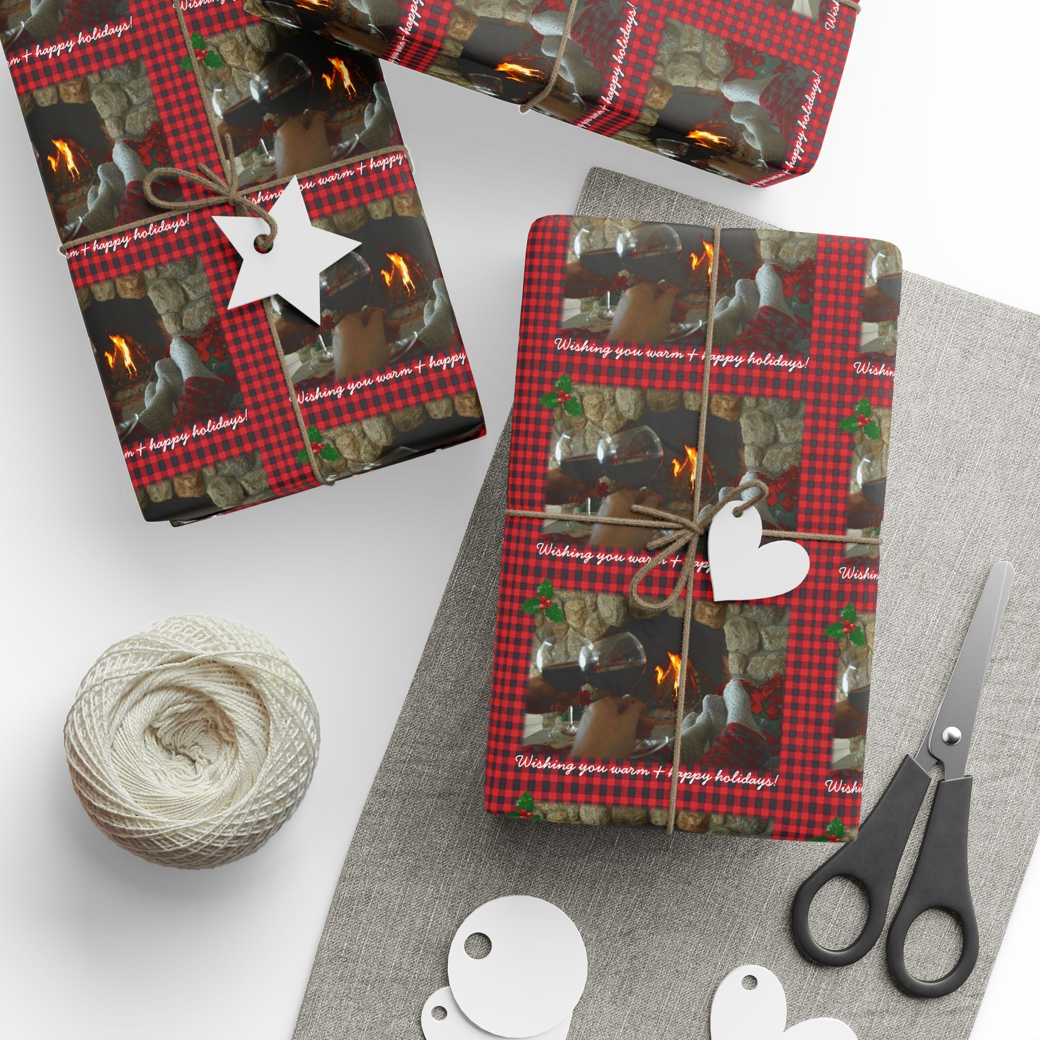 Cozy Holiday Cheers – Holiday Wrapping Paper