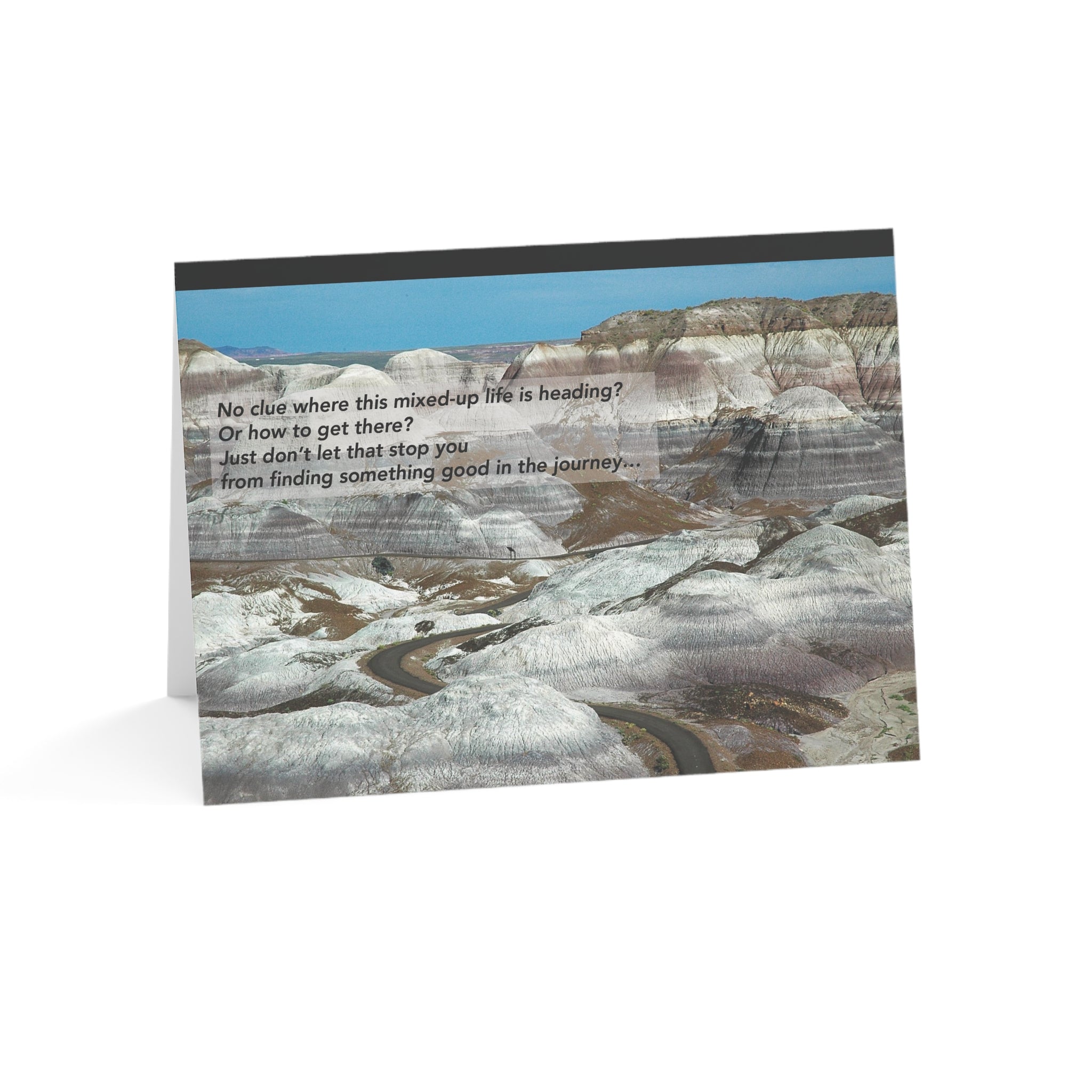 Road to Who Knows Where – Empathy, Support Card, Find Joy in the Journey