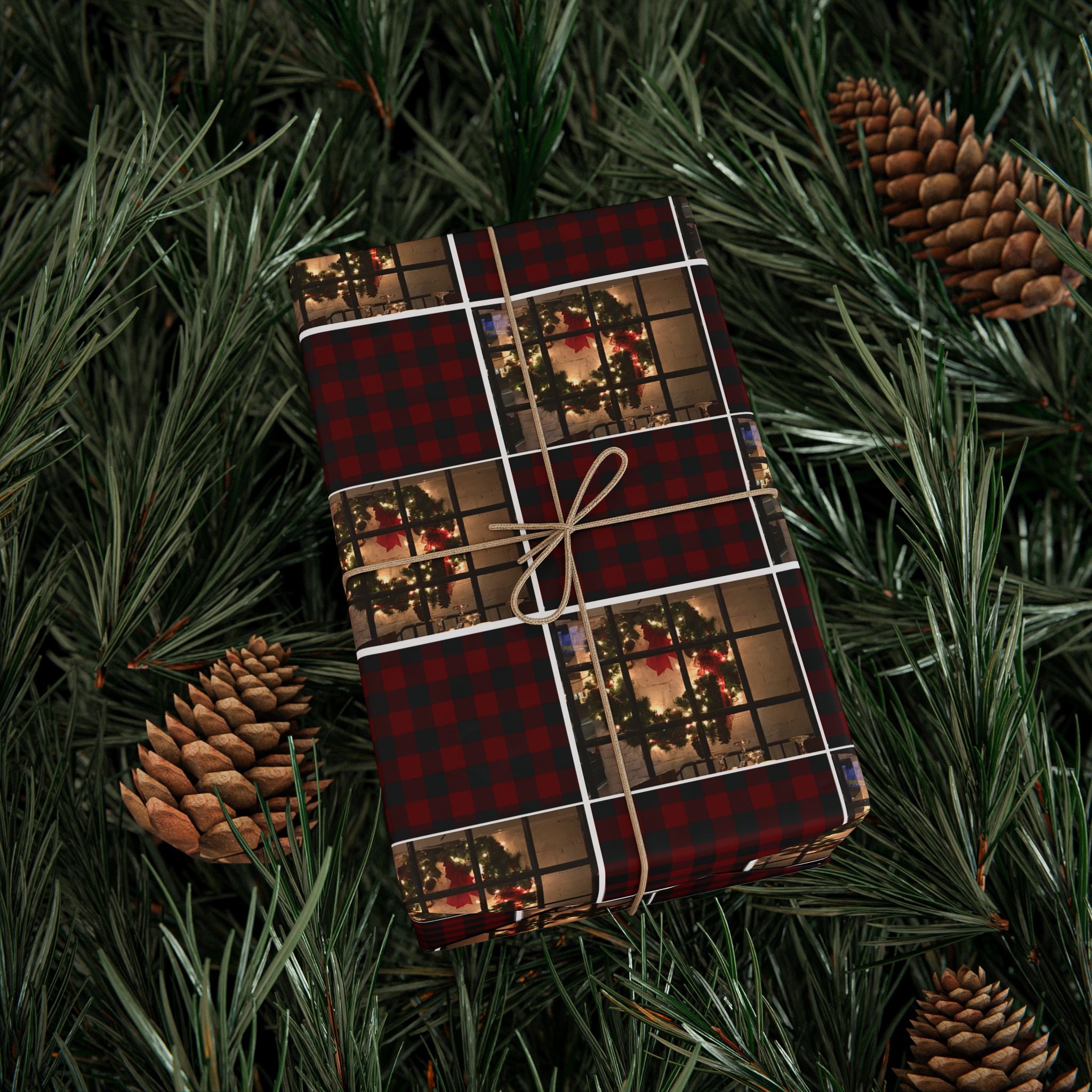 Happy Wreath Wrapping – Holiday Wrapping Paper