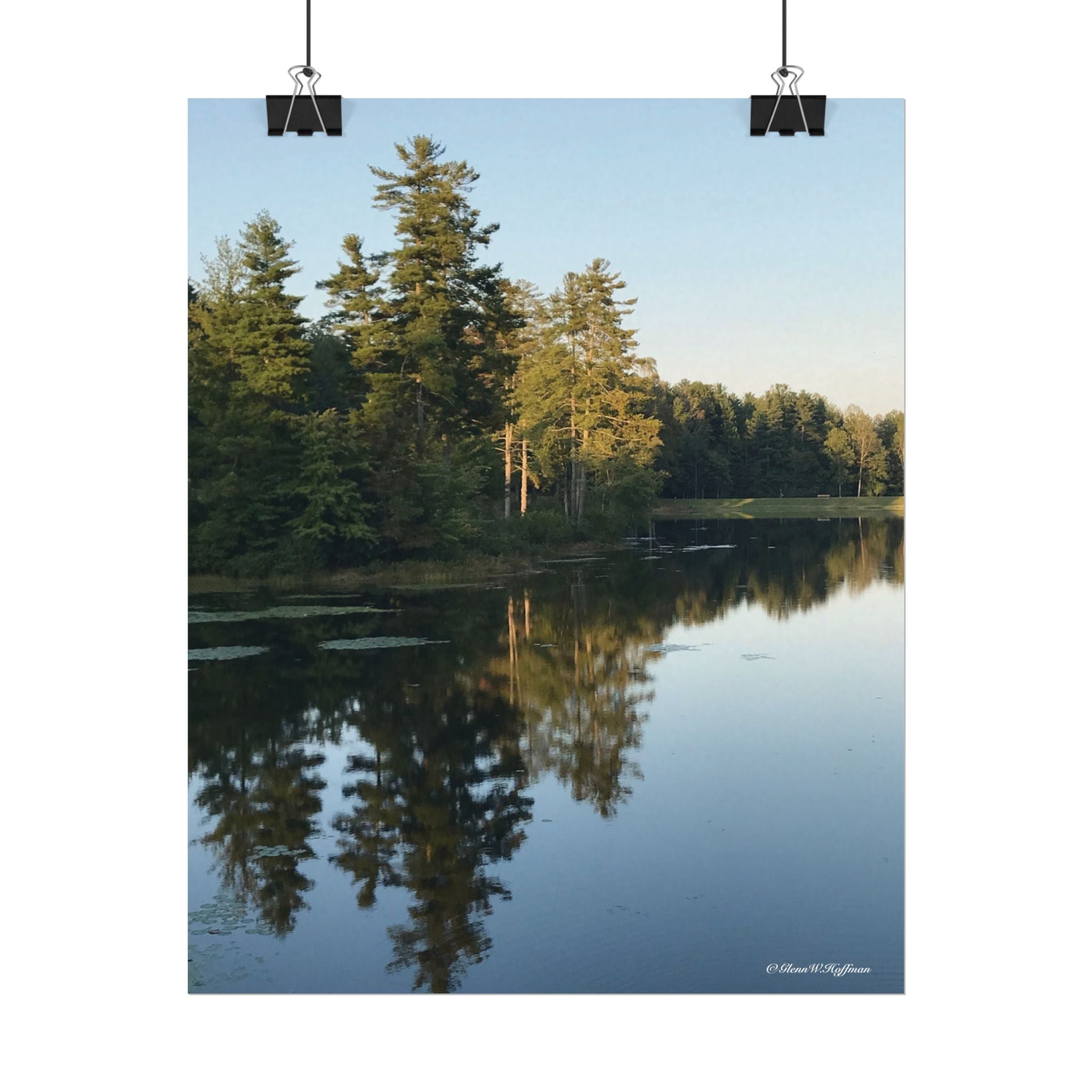 The Beauty of The Berkshires - Textured Watercolor Matte Poster/Vertical