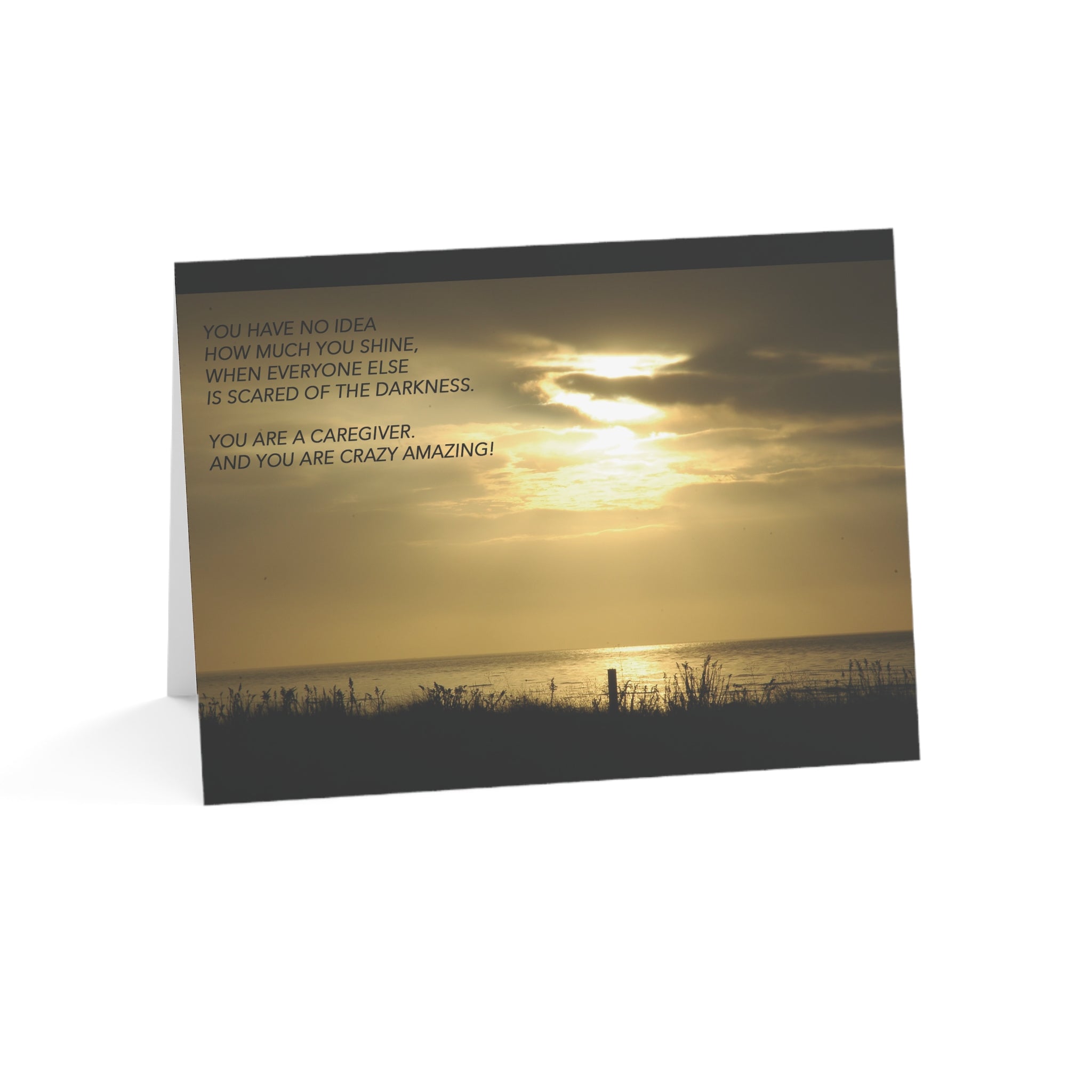 Shining in The Darkness – Empathy & Support Card, Caregiver