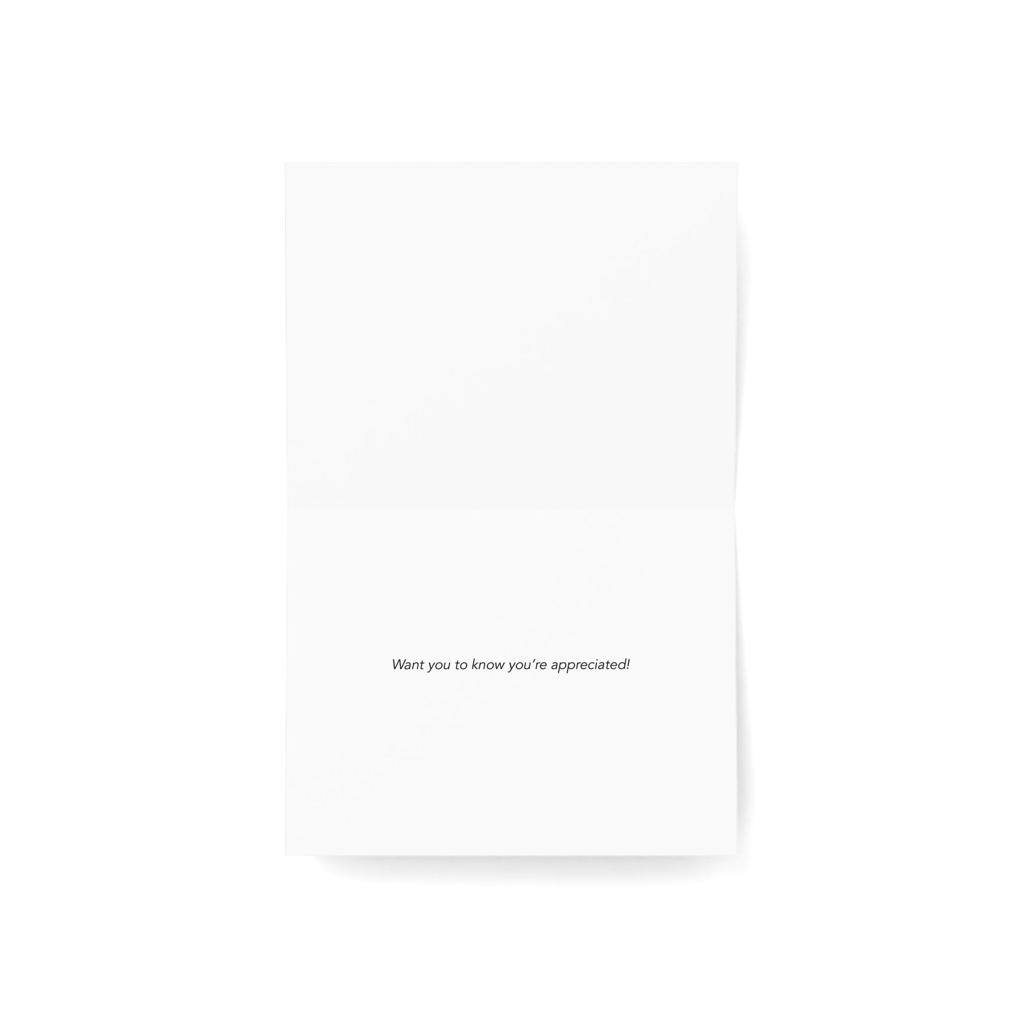 Appreciation from The Rainbow & Me – Kindness & Appreciation Card