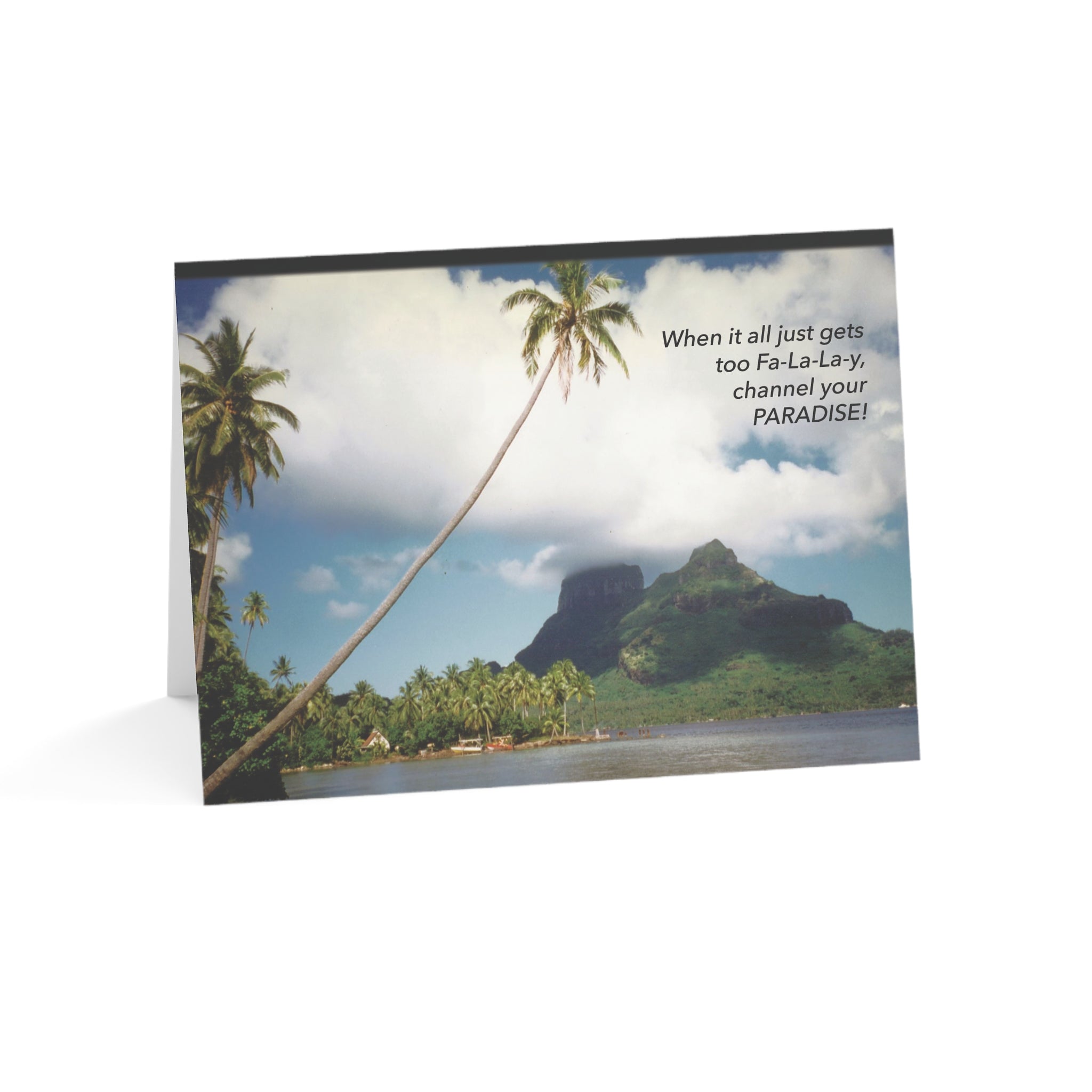 Channel Your Happy – "The Holidays Are Hard" Holiday Card