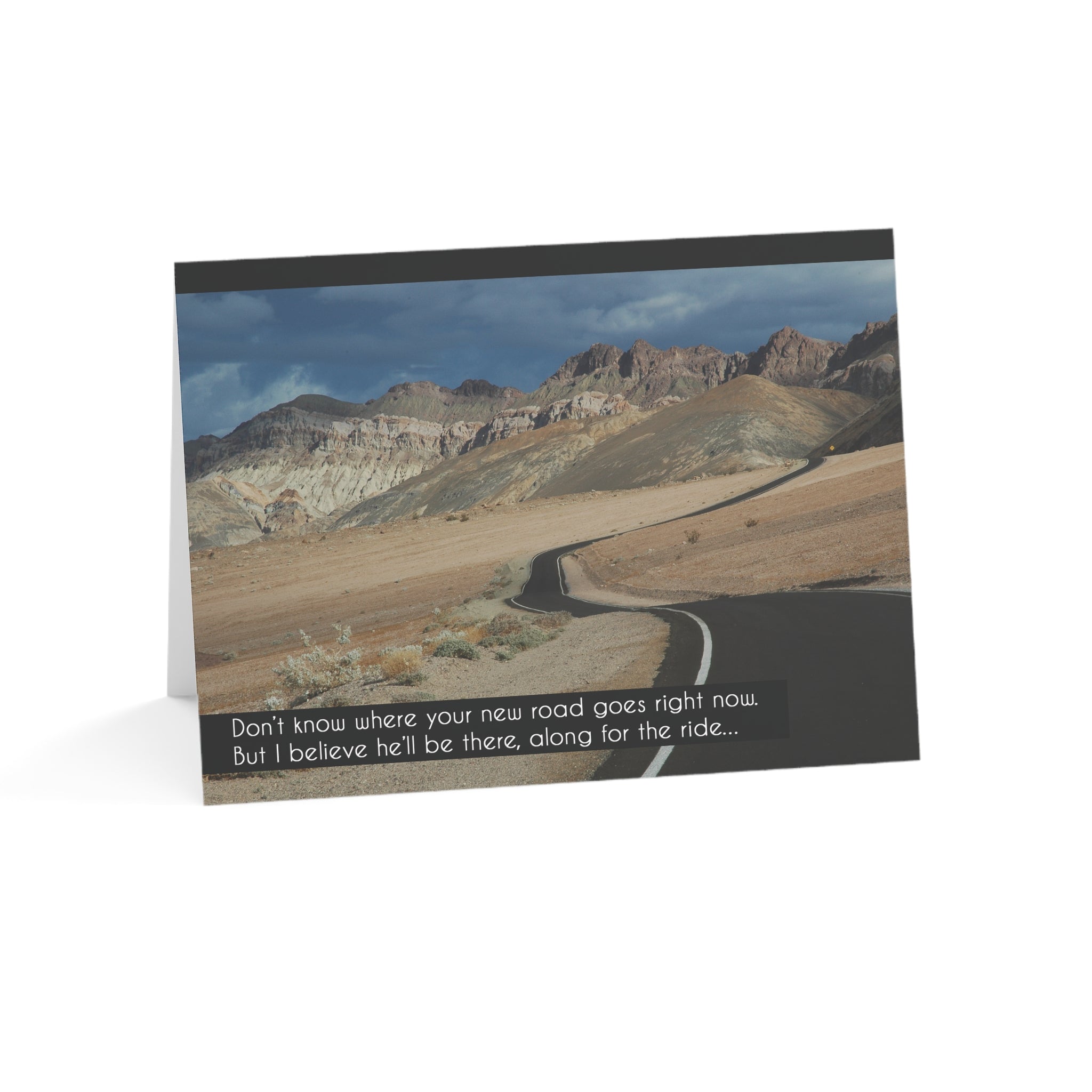 Heading to You Road - Sympathy Card, Loss of Husband, Blank Inside