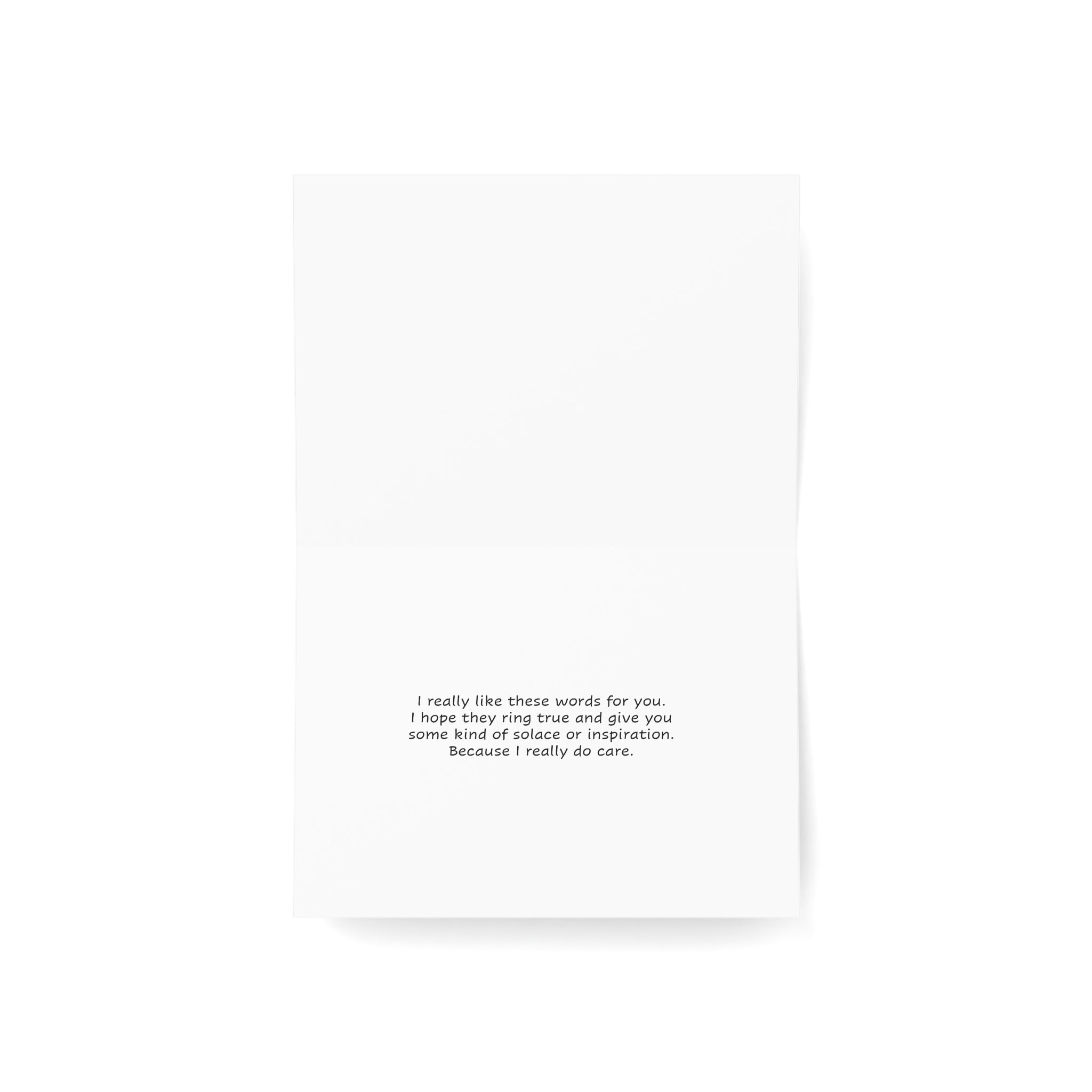 Beauty Beyond the Vines – Empathy, Support Card, Find Joy in the Journey