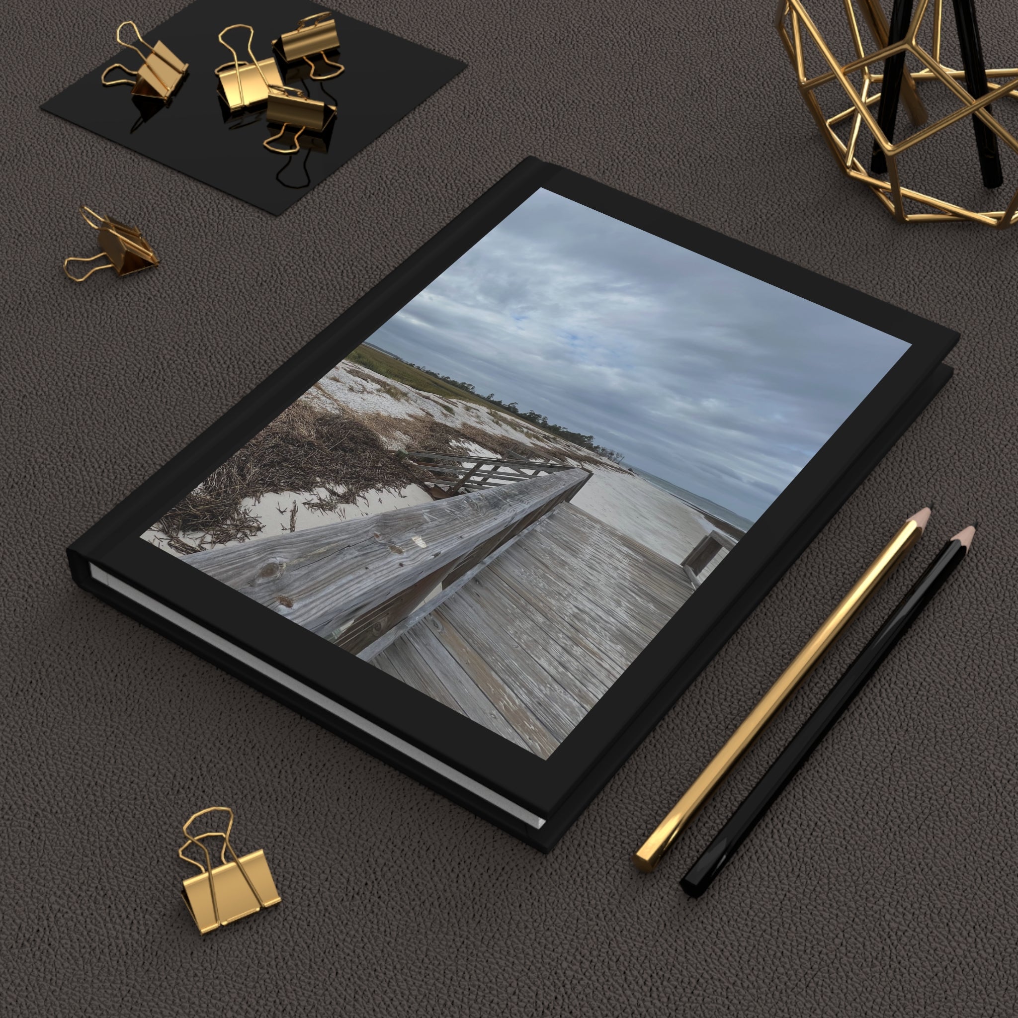 Pensive Walking Path - Hardcover Blank Journal