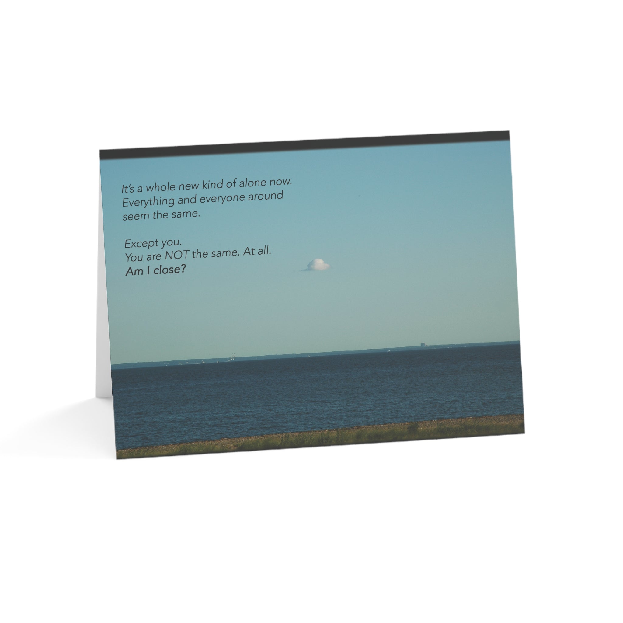 Little Cloud All Alone – Grief, Sympathy Card, Follow Up During Grief