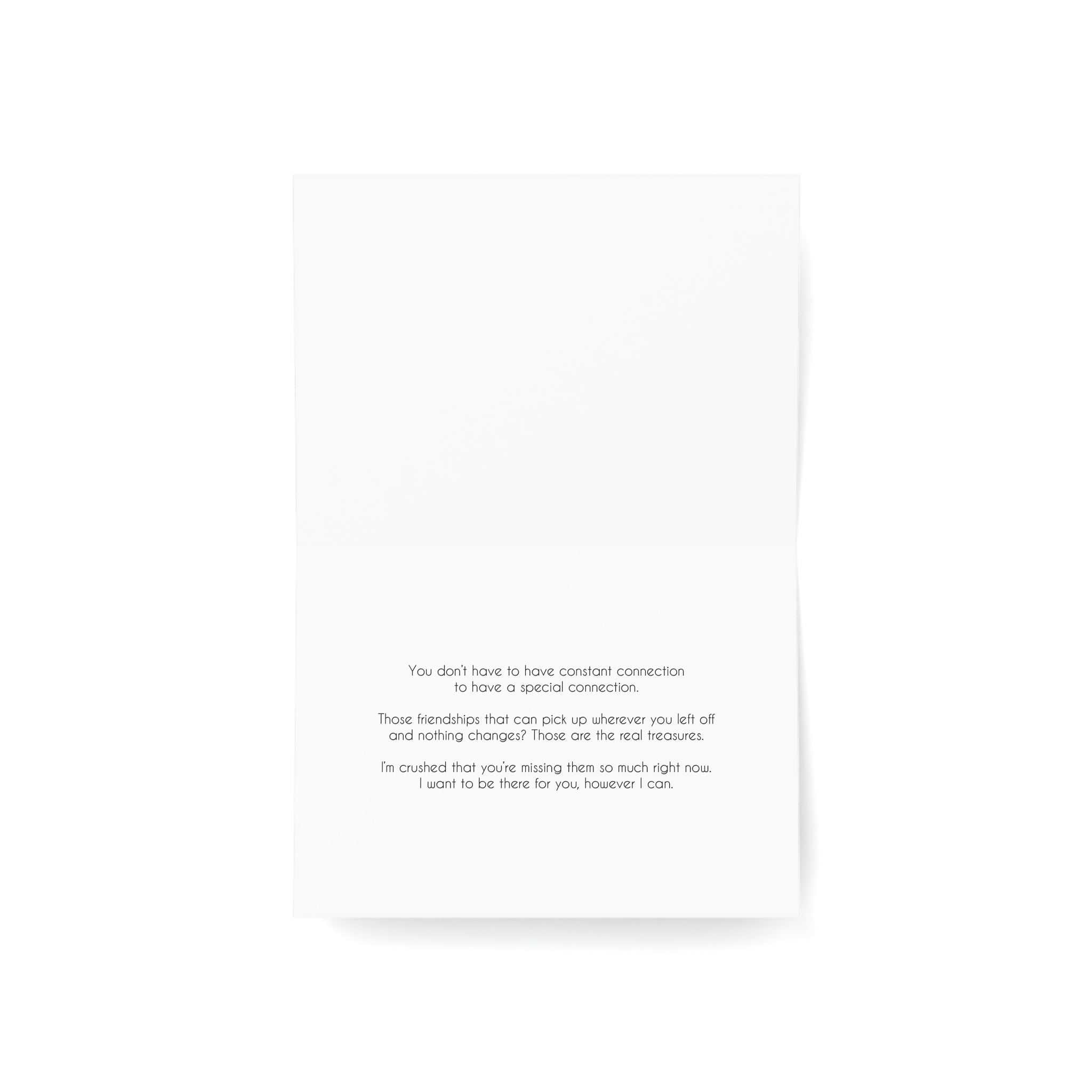 A Lonely Sunrise – Loss of Friend, Sympathy Card