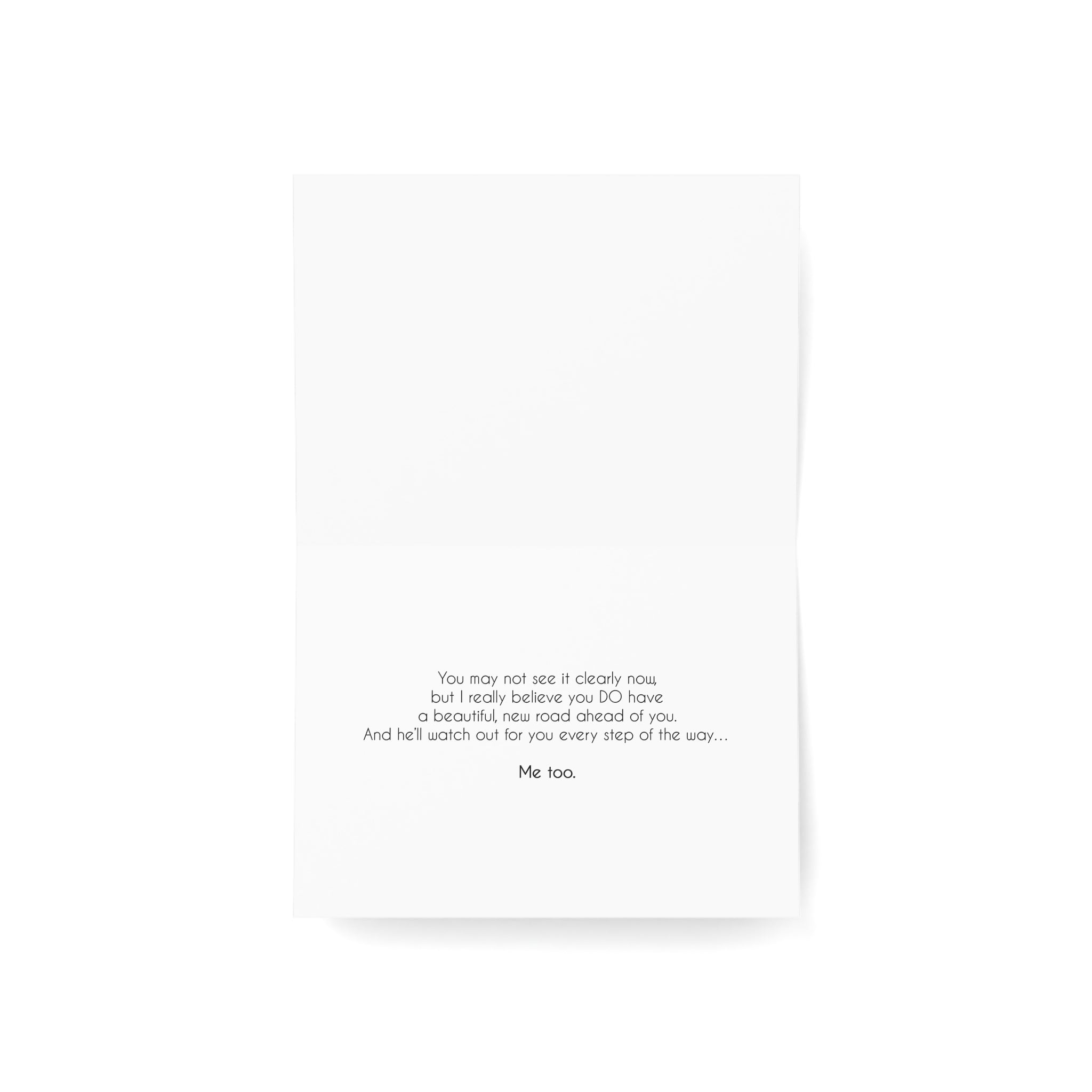 Heading to You Road - Sympathy Card, Loss of Husband