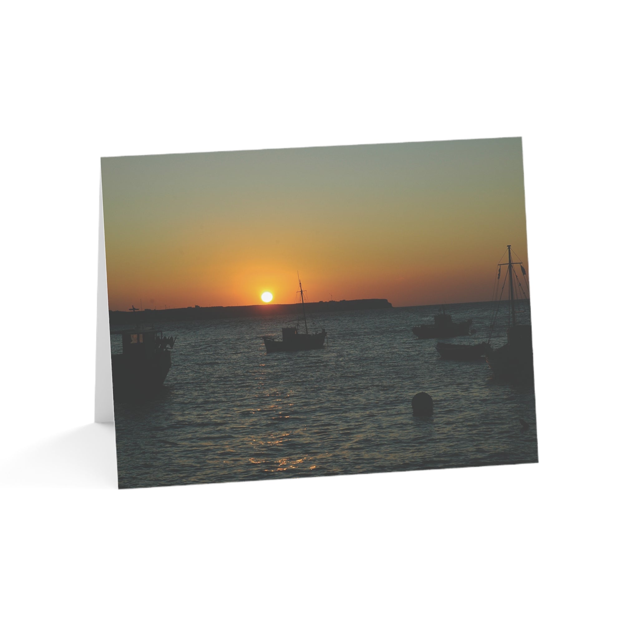 A Lonely Fisherman's Twilight – Sunsets Collection