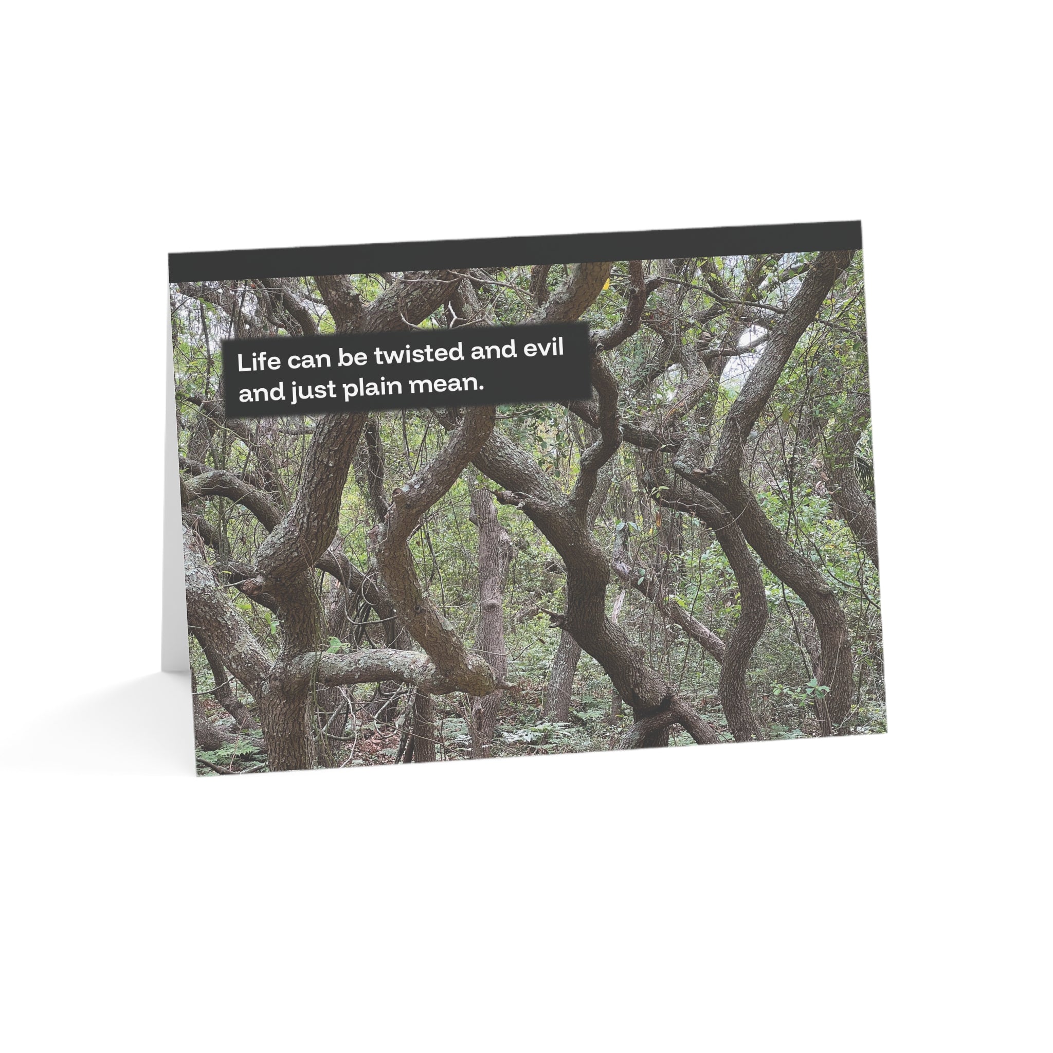 Life Can Be Mean - Empathy, Support Card, Shitty Things Happen to Good People