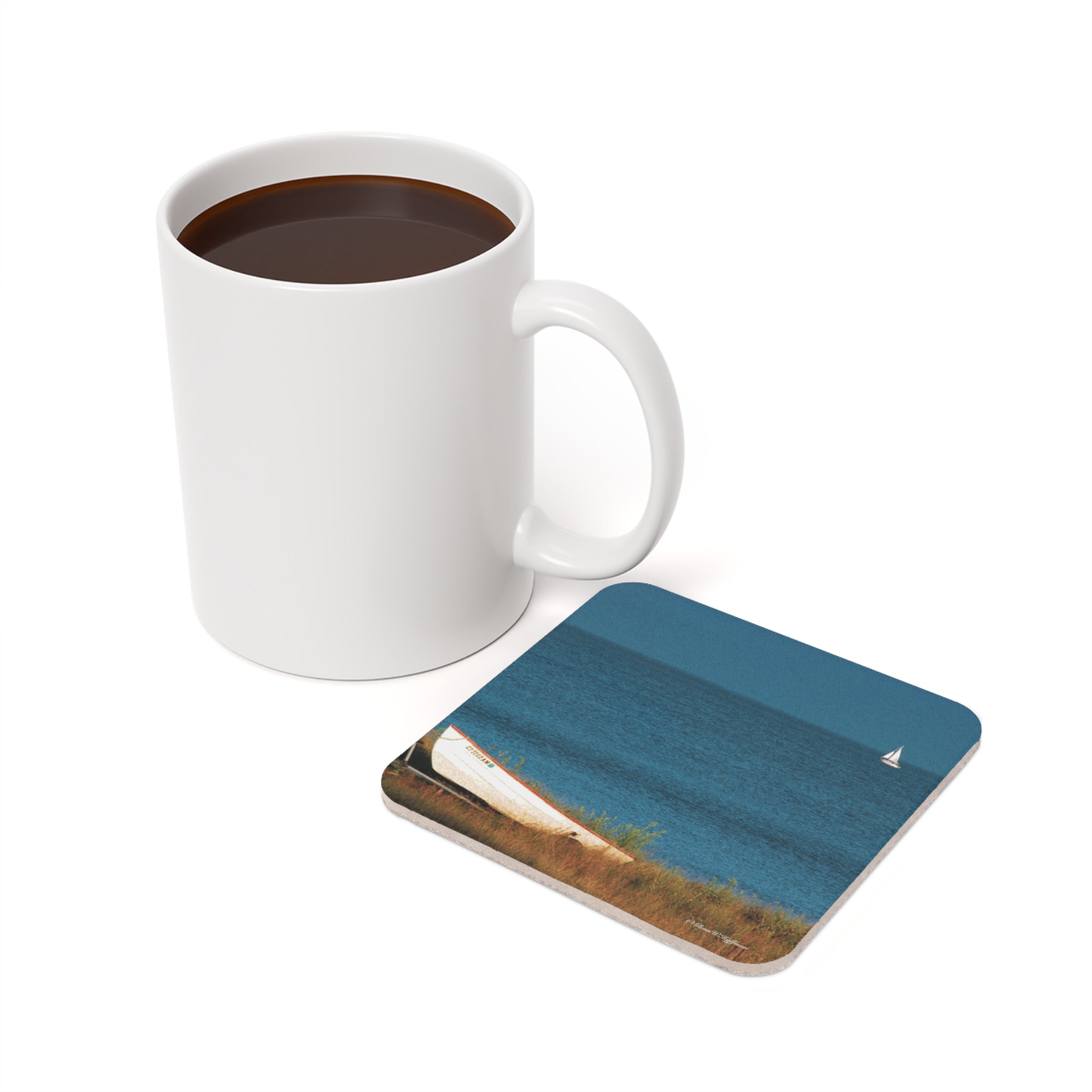 Just Two Boats - Drink Coaster, Bluff Beauty Collection