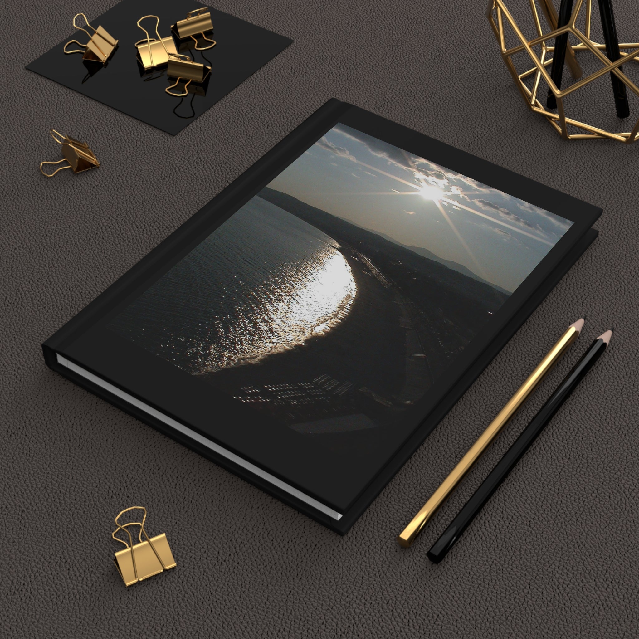 Evening Thoughts on the Cote d’Azur - Hardcover Blank Journal