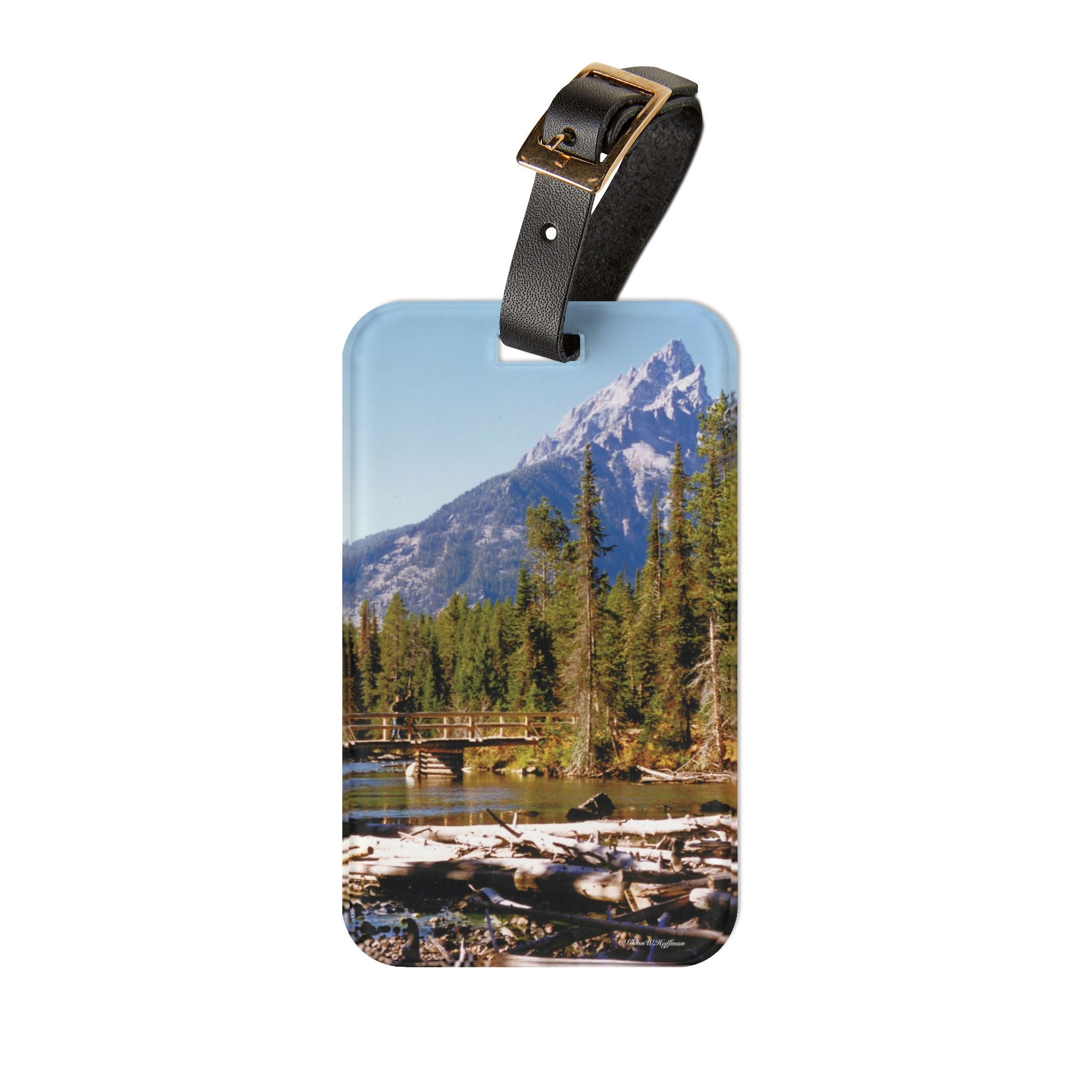 "Off to the Mountains!" – Luggage Tag