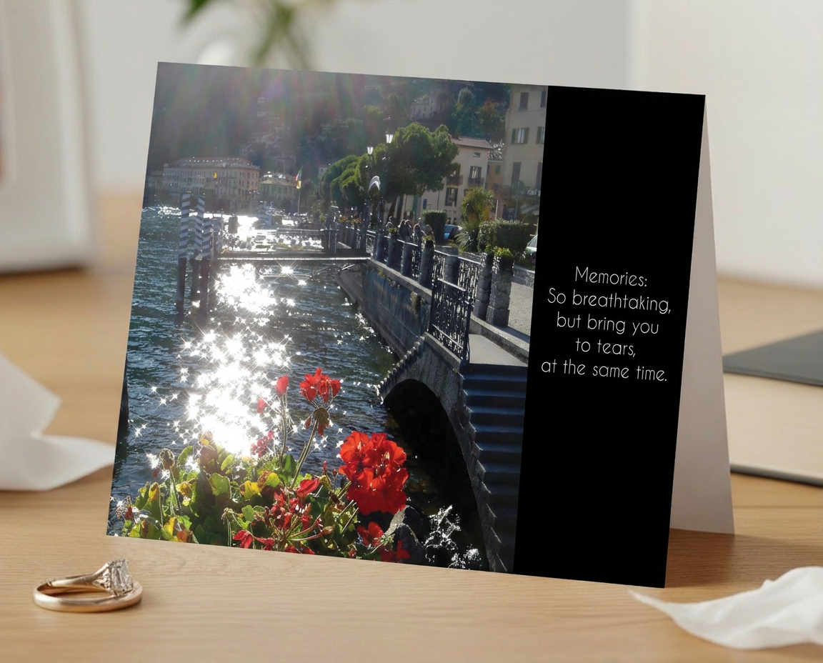Memories Twinkle in Your Mind - Sympathy Card, Loss of Husband