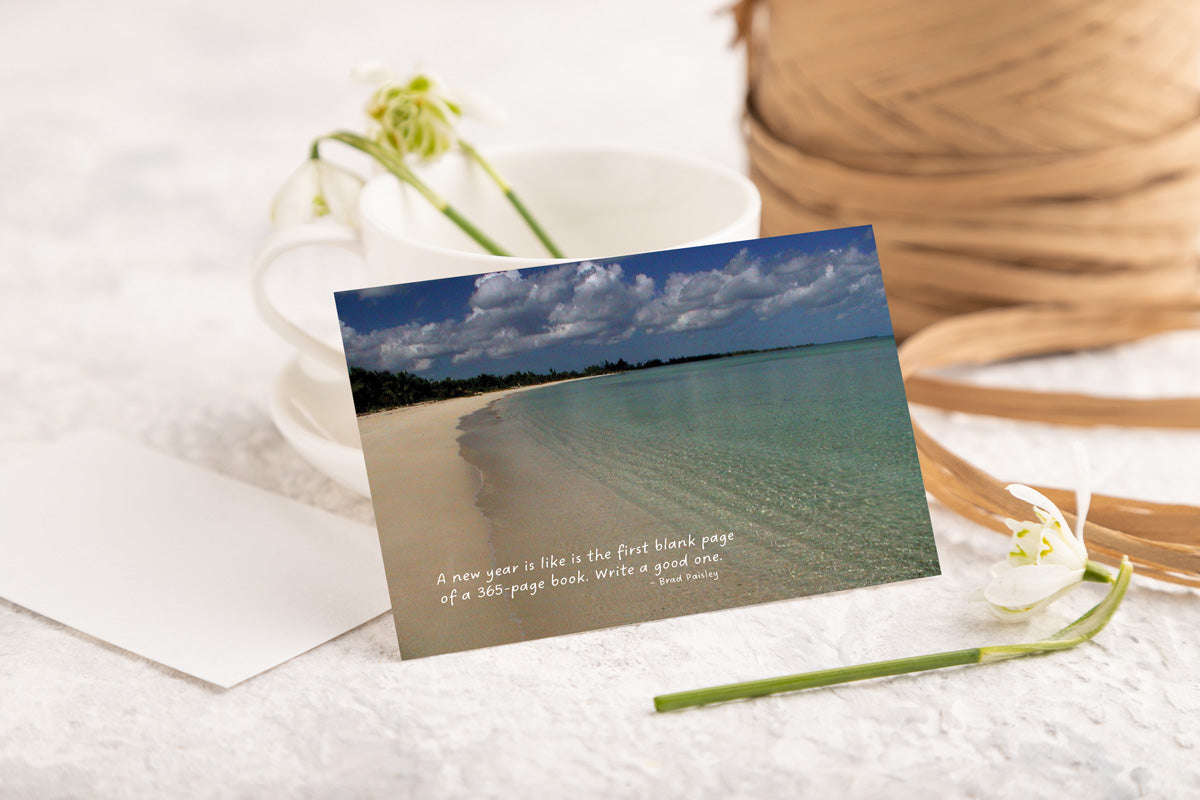 A New Year is a Blank Page – New Year, New Chapter, Friendship & Positivity