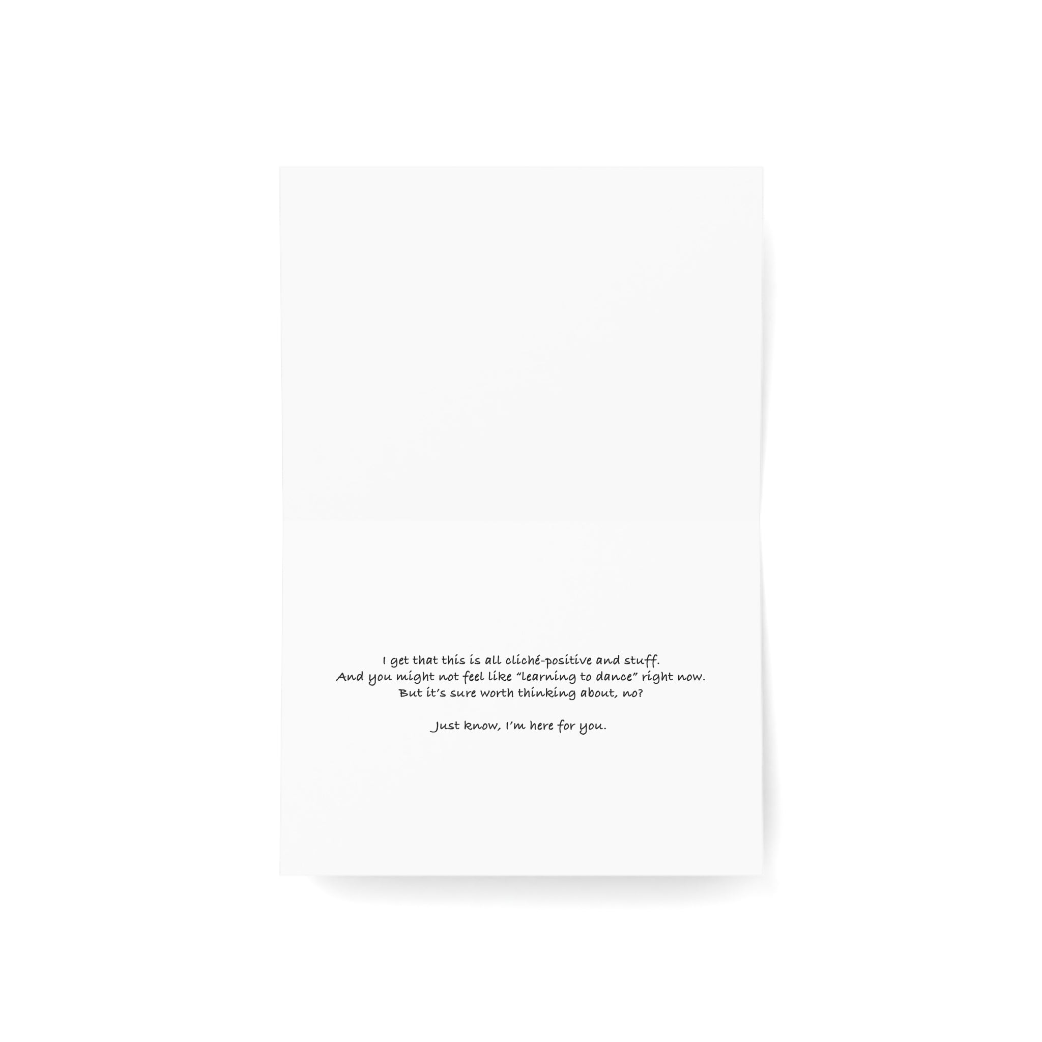 Rain is Leaving, But the Storm's Not Over- Grief, Sympathy Card, Follow Up During Grief