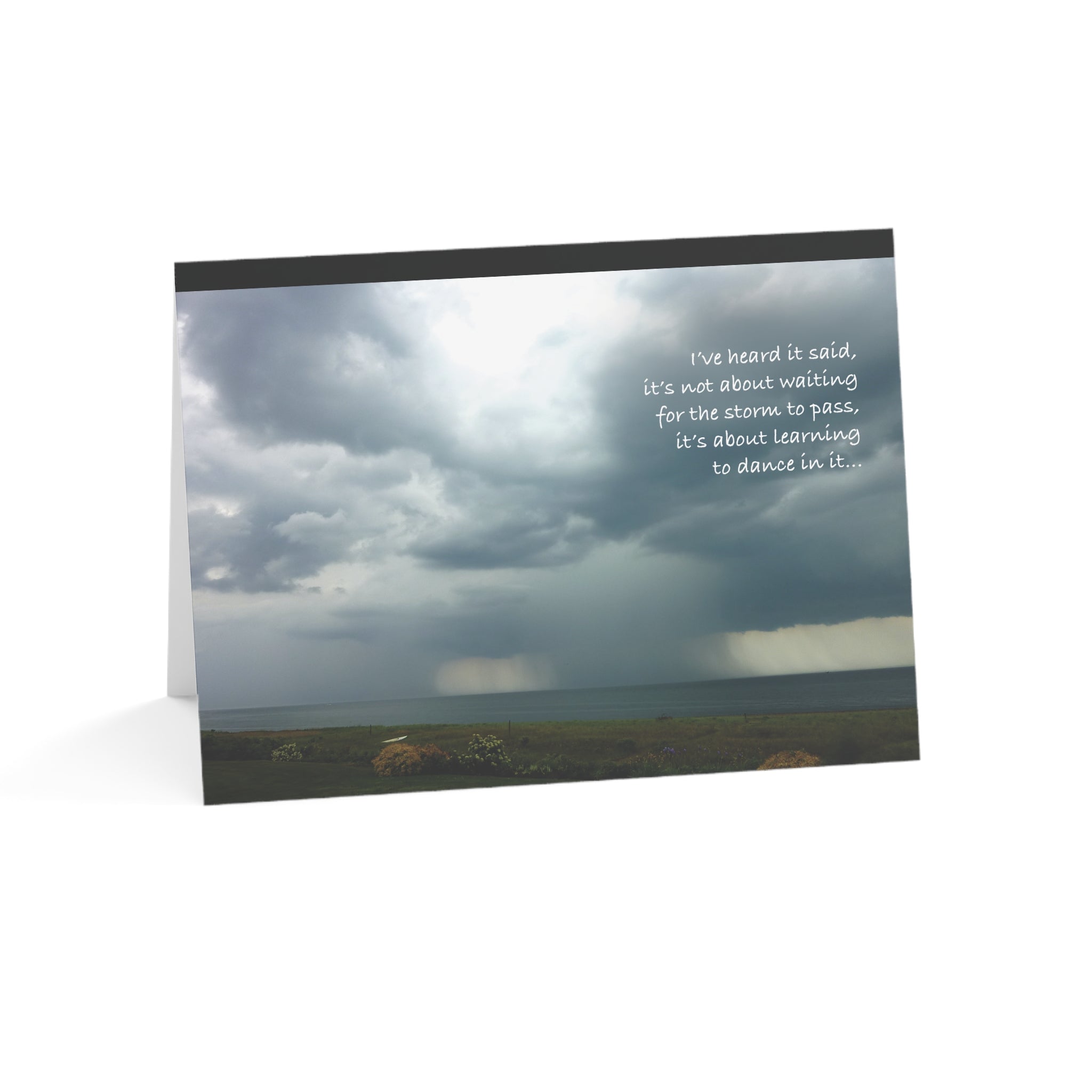 Rain is Leaving, But the Storm's Not Over- Grief, Sympathy Card, Follow Up During Grief