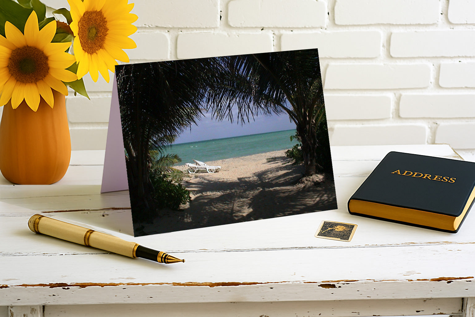 Welcoming Tunnel of Palms – At Peace By The Sea Collection