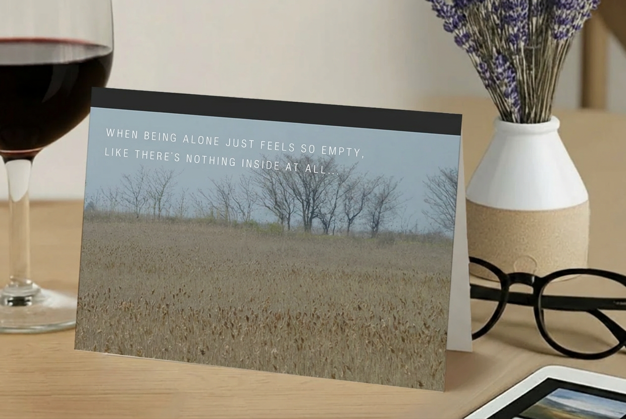 Sad and Empty – Empathy, Support Card, Loneliness