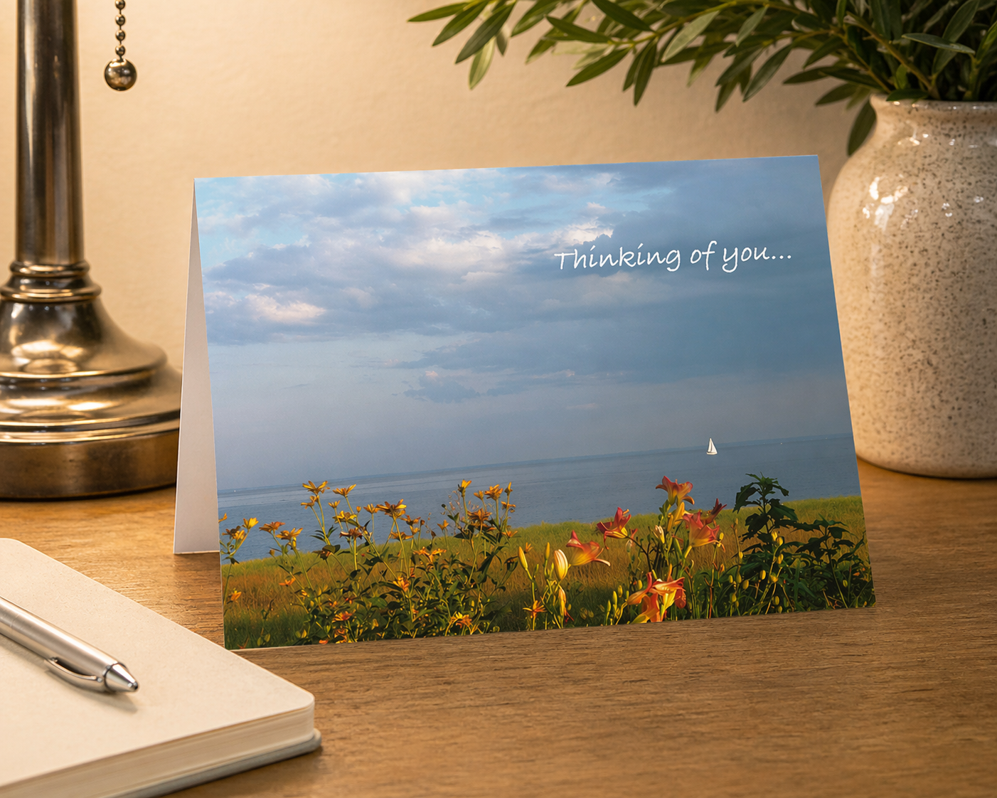 Peaceful Afternoon Thoughts – Thinking of You Card
