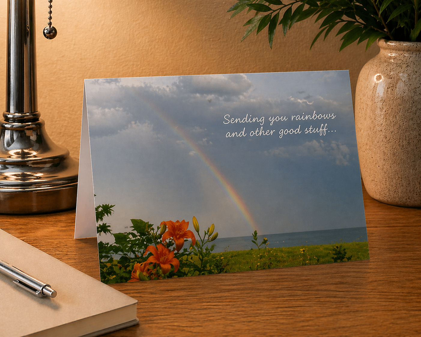 Sending You Rainbows- Thinking of You Card