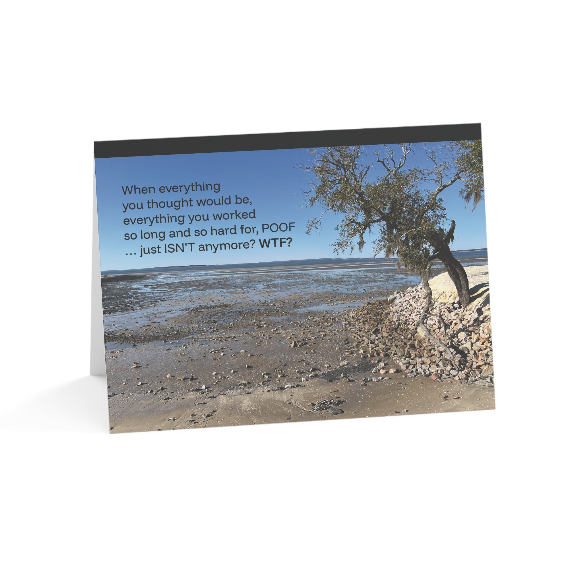 Low Tide in Life - Empathy, Support Card, Shitty Things Happen to Good People